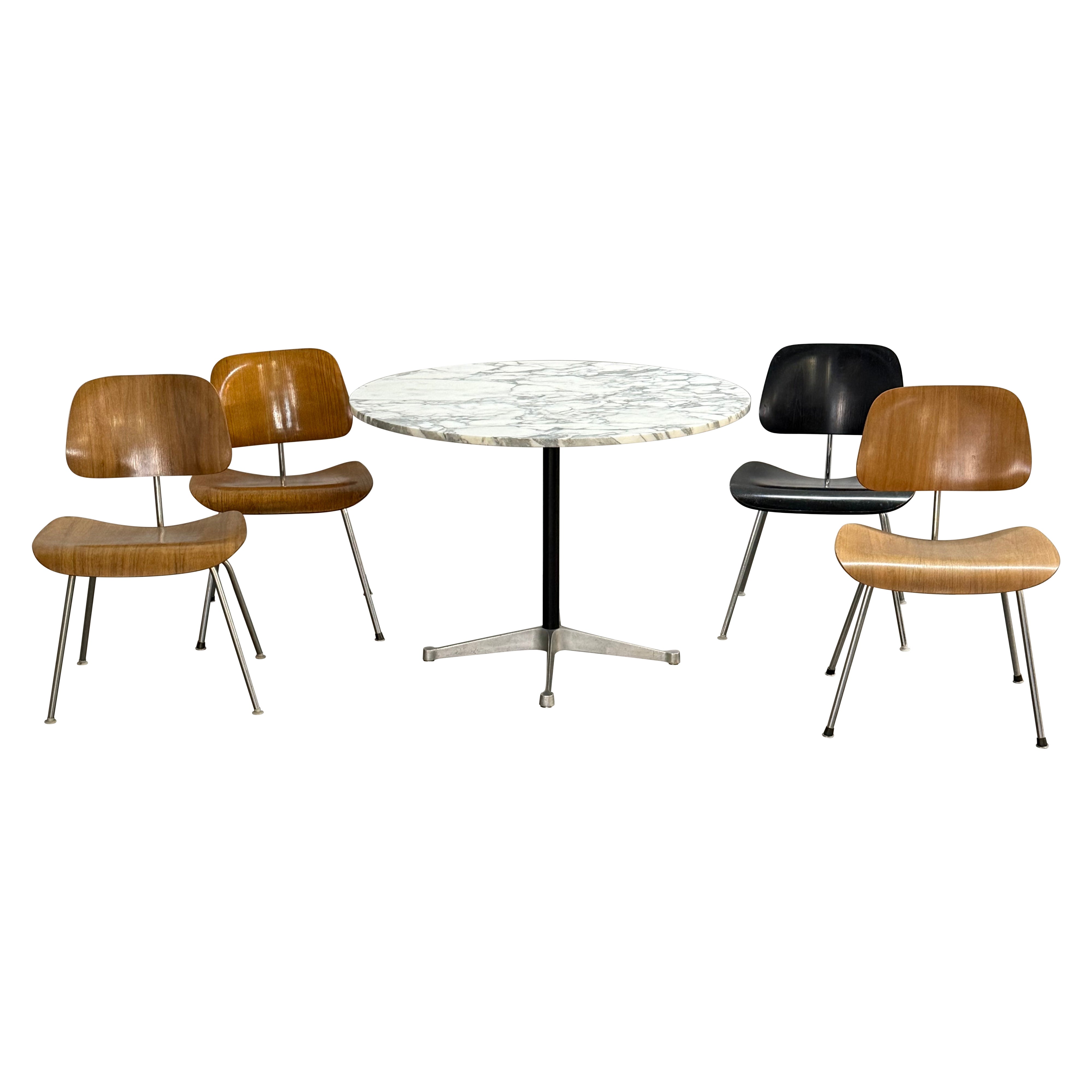 Unique One of a Kind Herman Miller Eames Vintage Dining Set For Sale