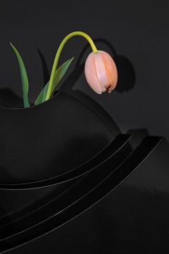 Unique: Opacity. Contemporary Lacquered Steel Sculptural Vase. Unique pieces.