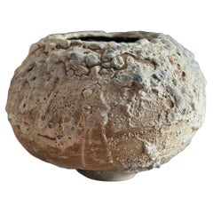 Vaso scultoreo organico unico di Maria Loram