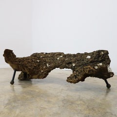 Unique Organic Wood Base Coffee Center Table