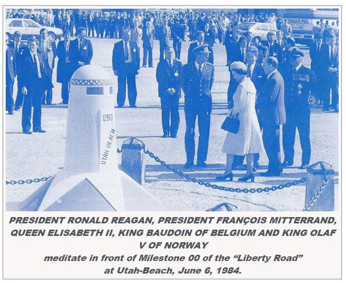 Unique Original D-Day Monument of the Liberty Highway in Normandy For Sale 3