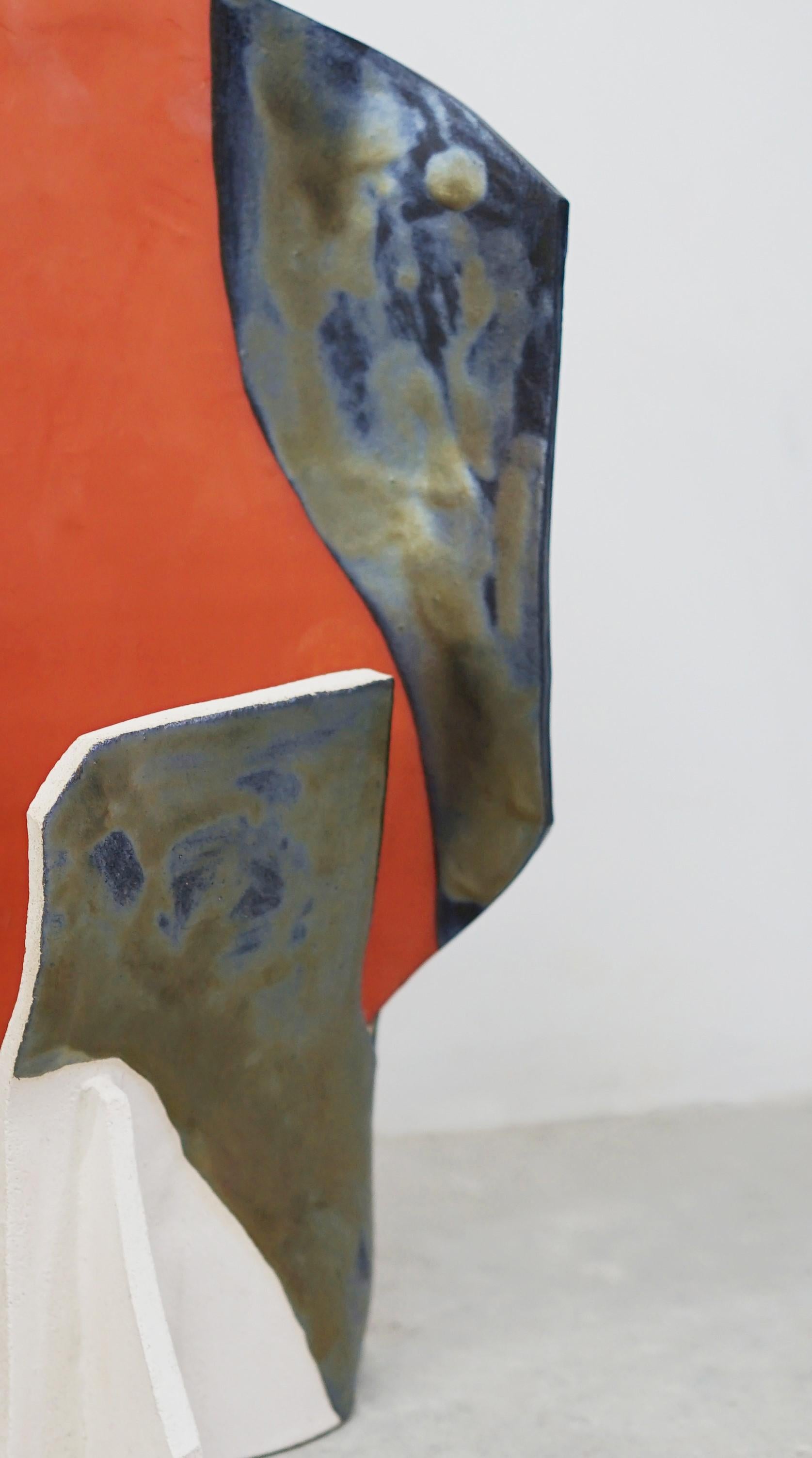 Postmoderno Totem scultura unico Otoma_03 di Emmanuelle Roule in vendita