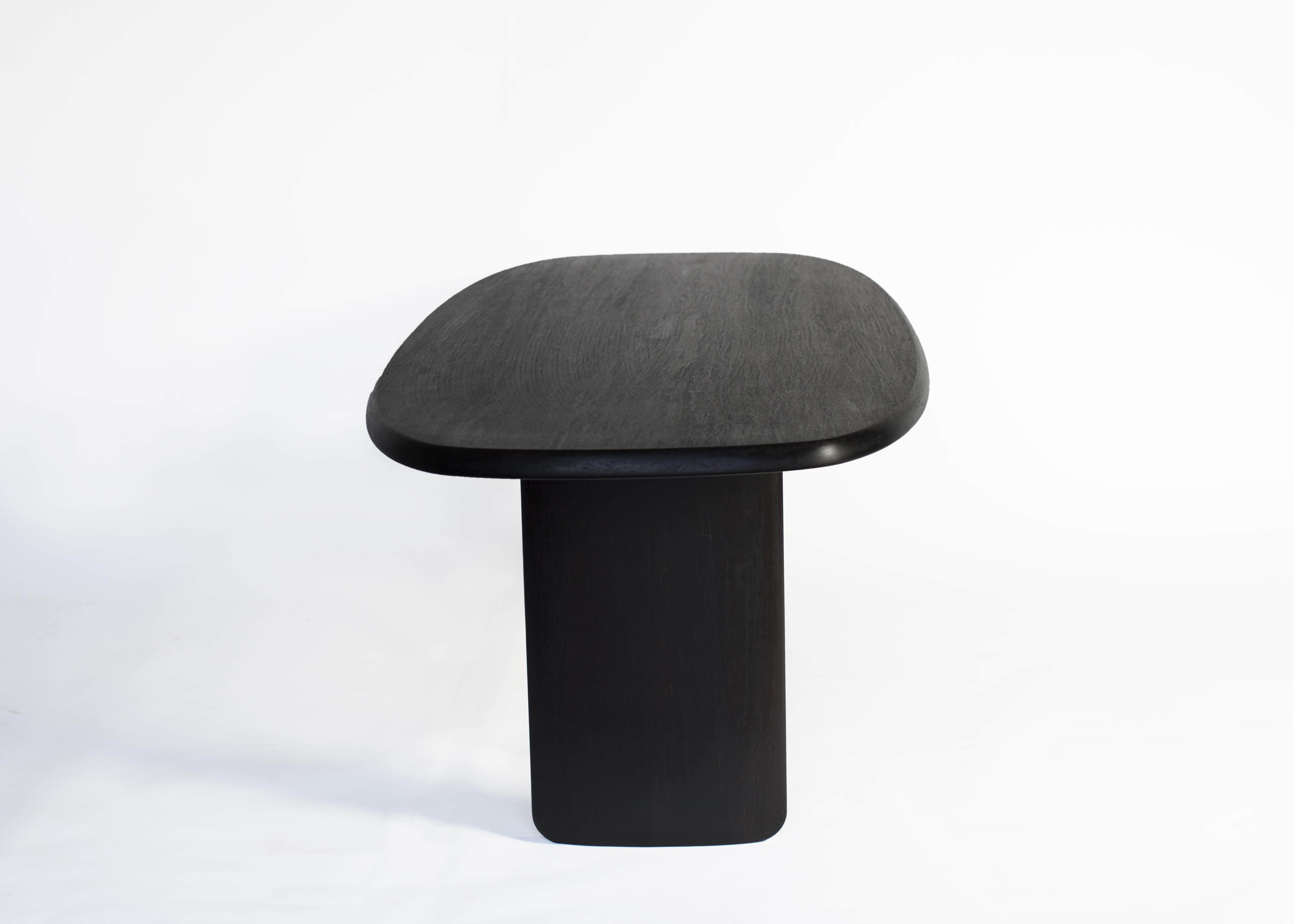 Contemporary Unique Oval Coco de Mer Table by Jesse Sanderson