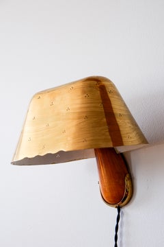 Unique Paavo Tynell wall lamp designed in 1947.