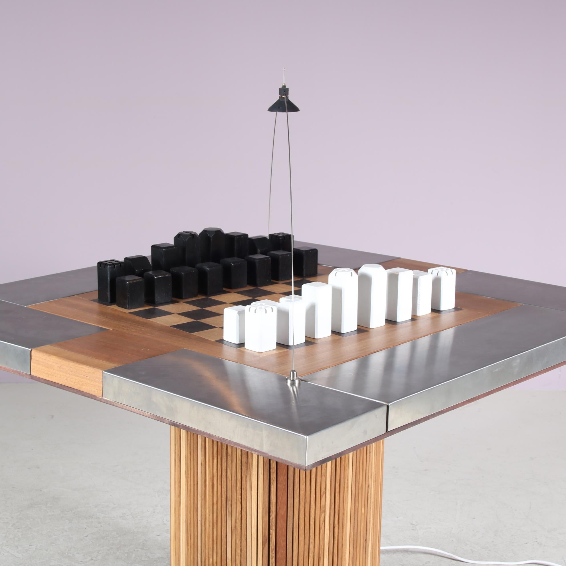 Unique “Pacifico” Chess Table by Studio A.R.D.I.T.I., Italy 1973 For Sale 3