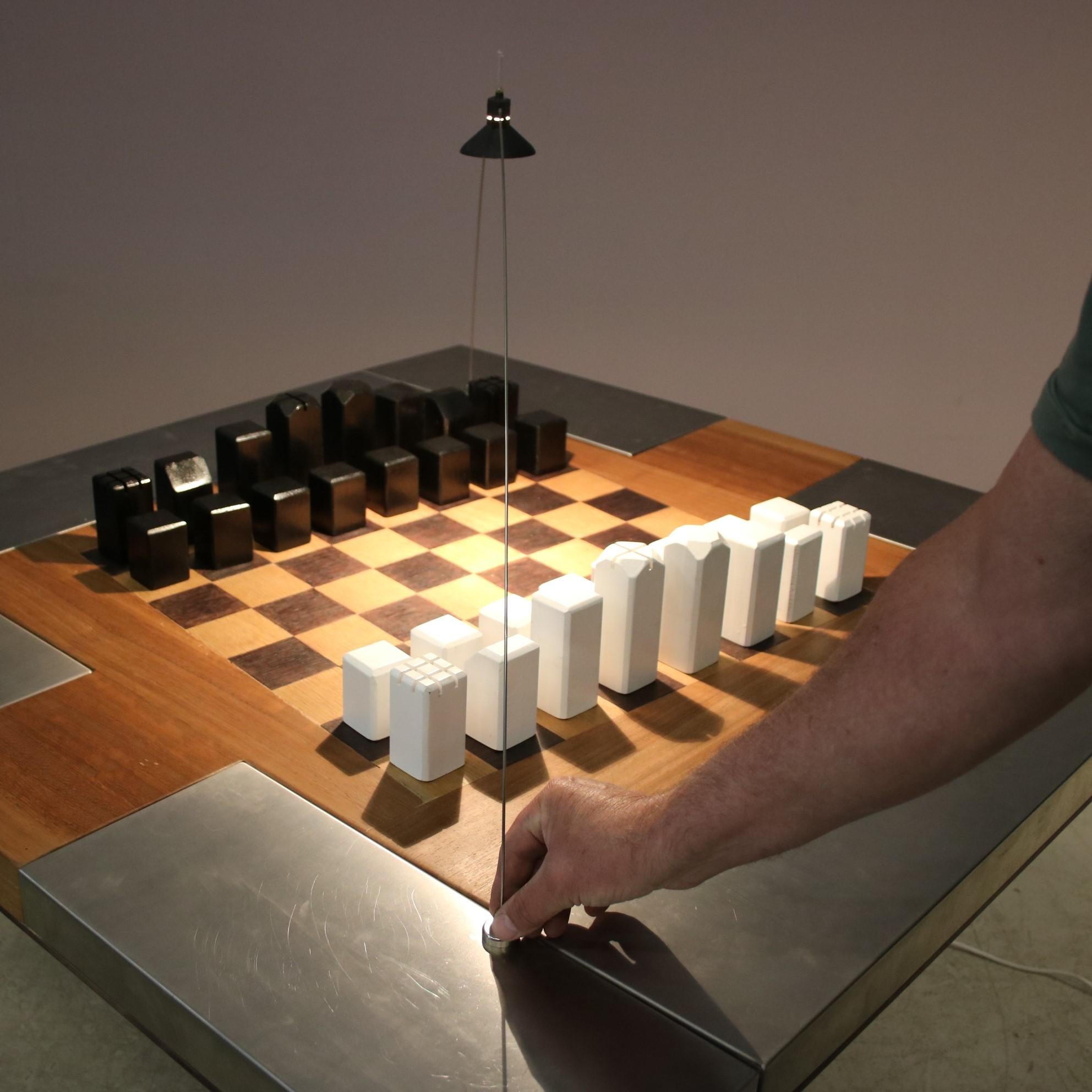 Unique “Pacifico” Chess Table by Studio A.R.D.I.T.I., Italy 1973 For Sale 11