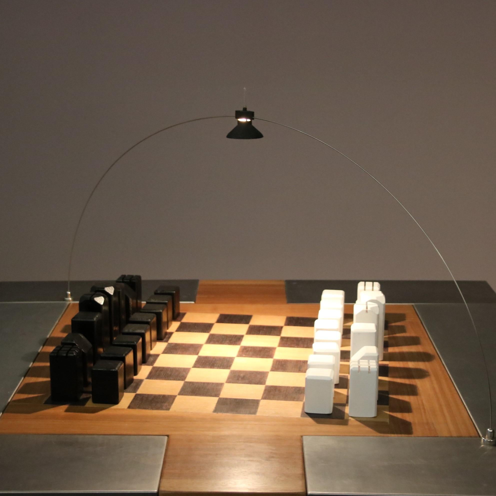 Unique “Pacifico” Chess Table by Studio A.R.D.I.T.I., Italy 1973 In Good Condition For Sale In Amsterdam, NL