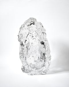 Unique Painting #04 Hand Blown Glass Sculpture by Szkło Studio