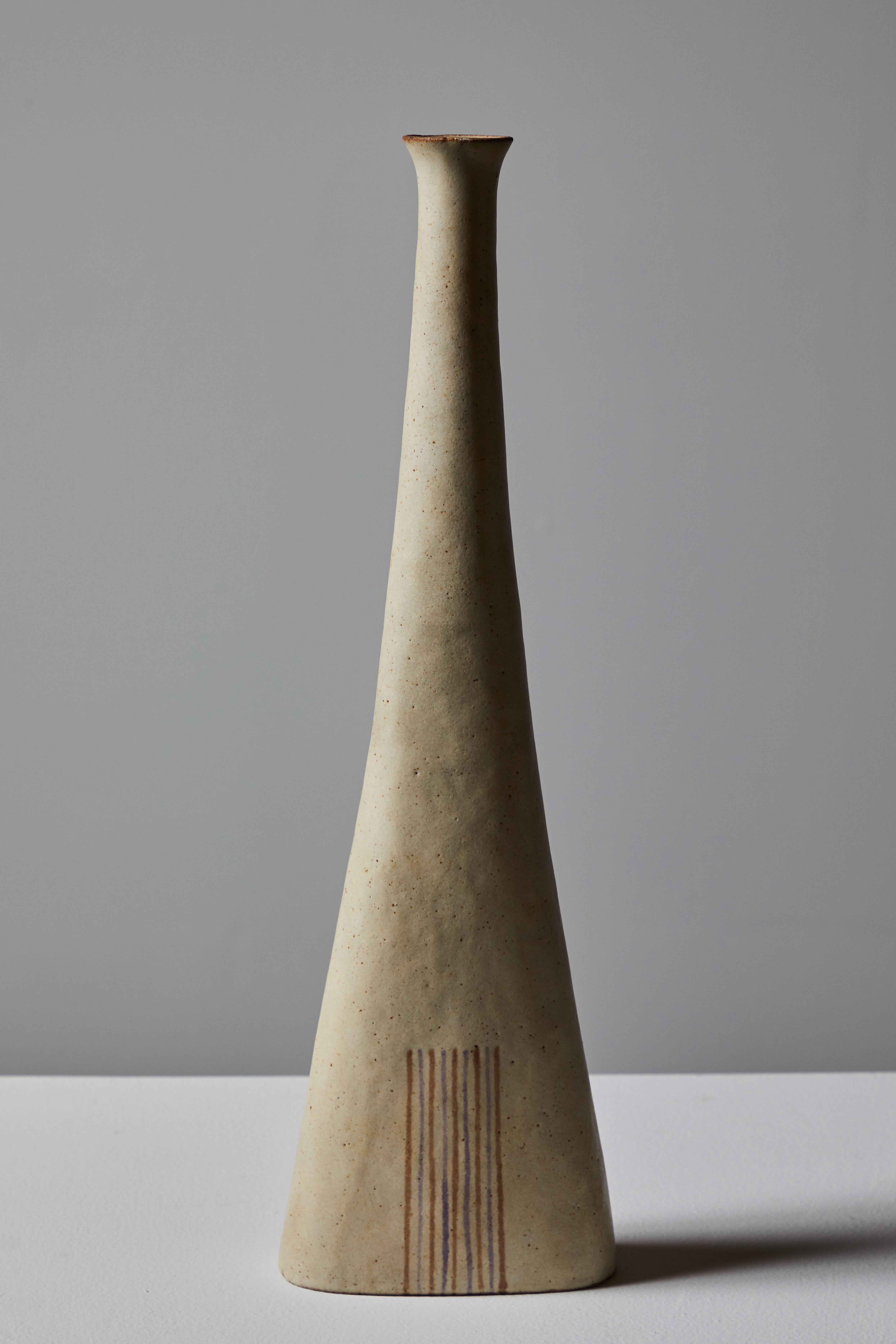 Unique Pair of Ceramic Vessels by Bruno Gambone In Excellent Condition In Los Angeles, CA