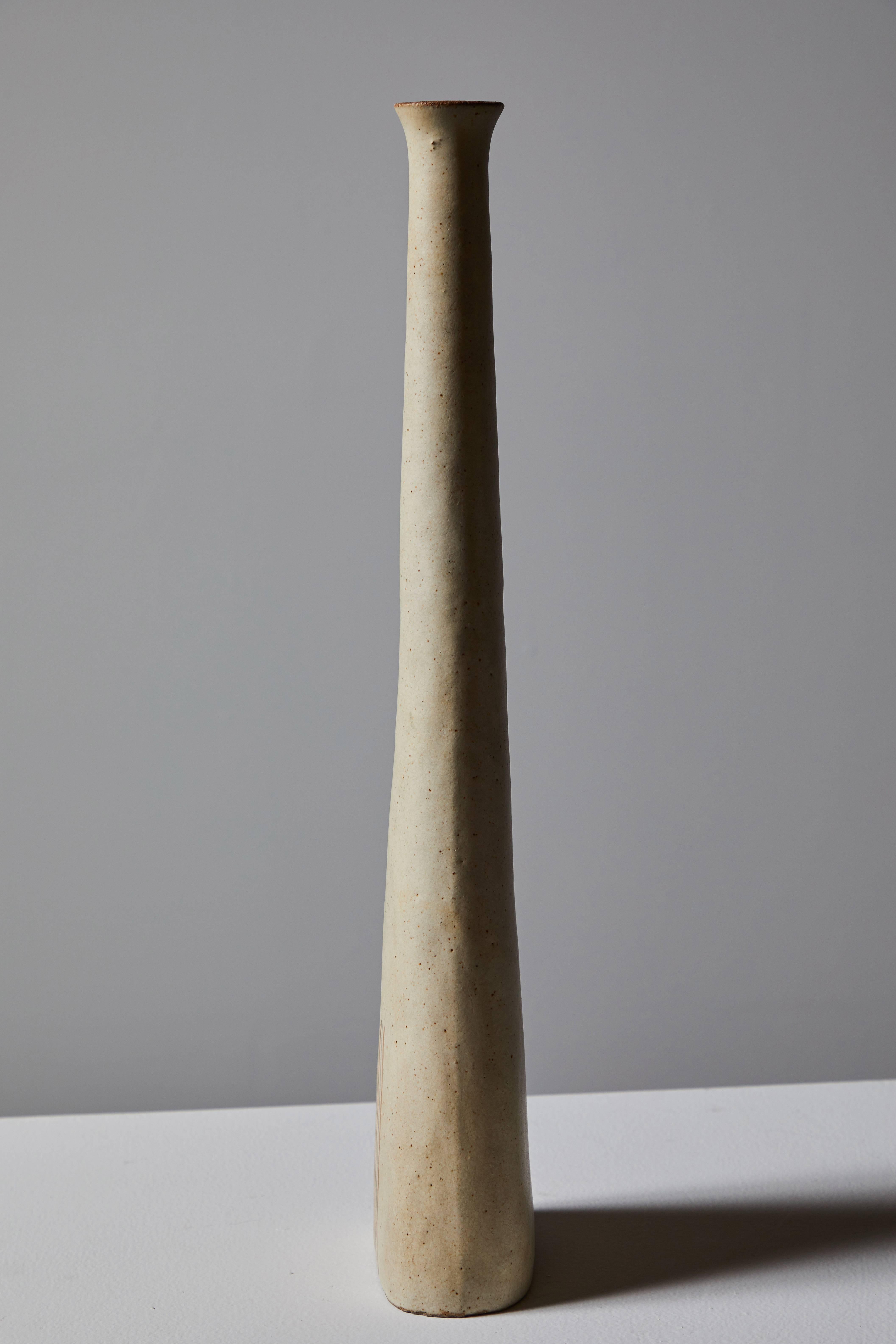Mid-20th Century Unique Pair of Ceramic Vessels by Bruno Gambone