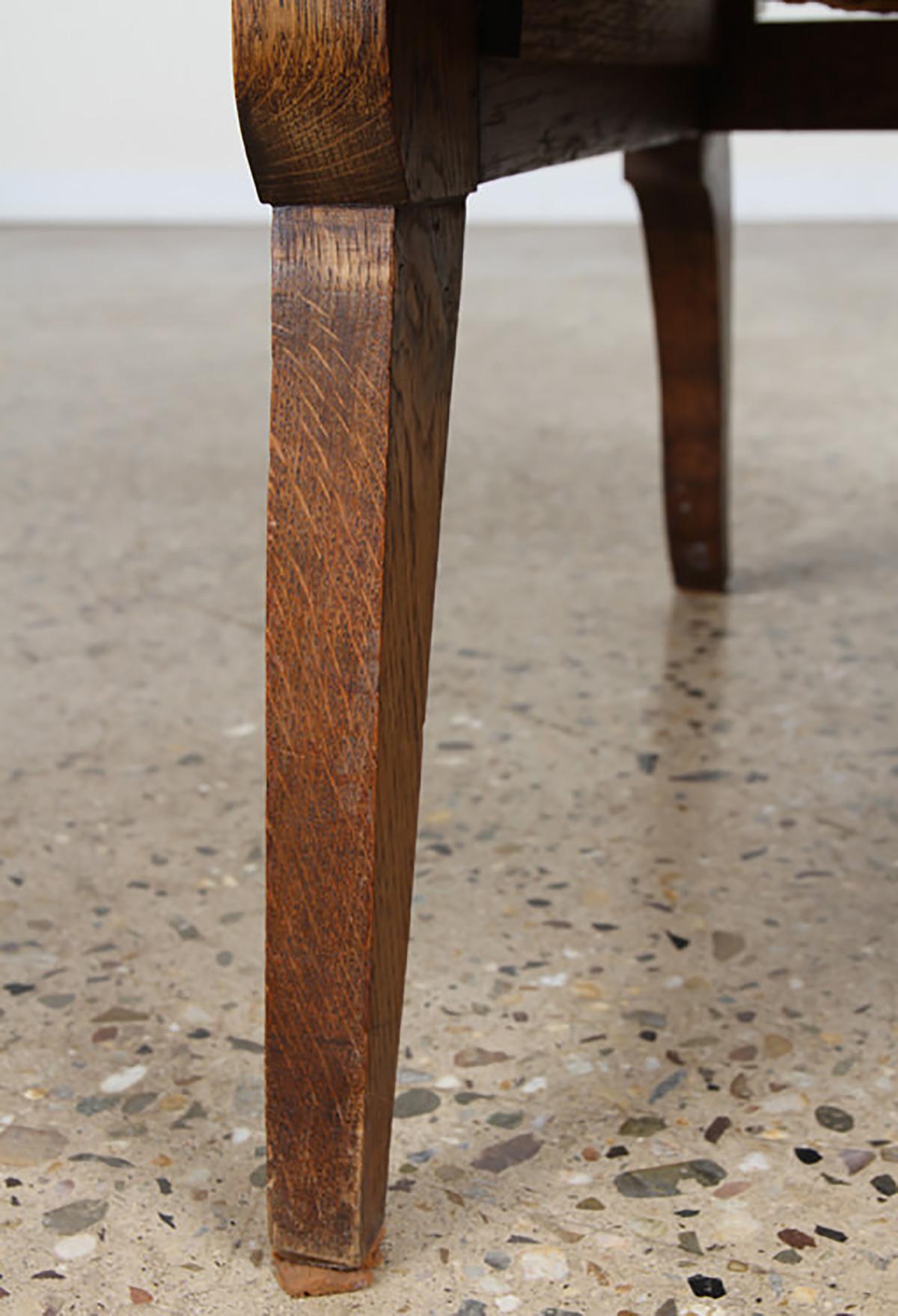 Paire de chaises longues Gabriel en Oak brossé à la main, faites sur mesure en vente 2
