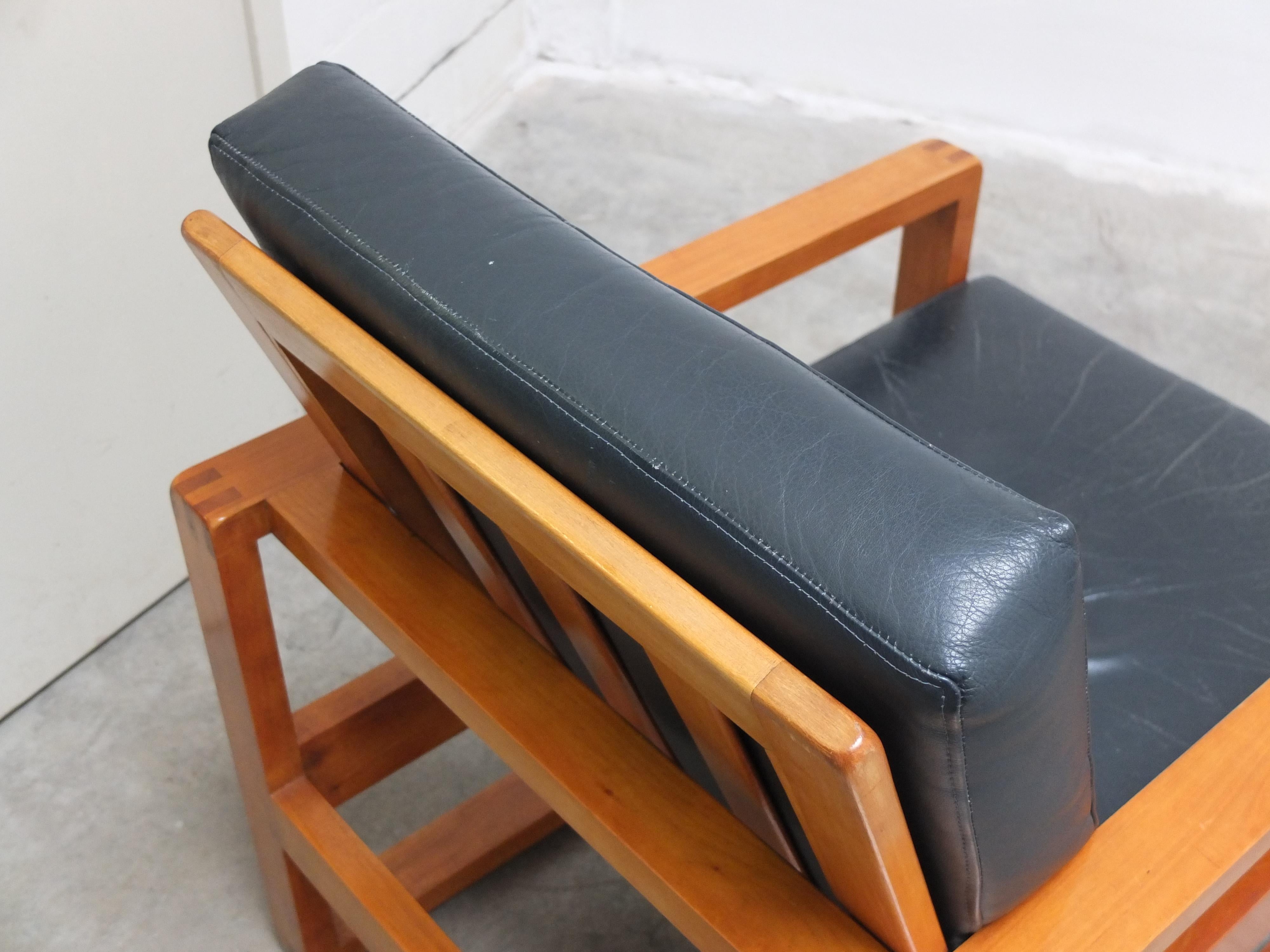 Paire unique de chaises longues modernistes de Van Den Berghe-Pauvers, années 1960 en vente 13