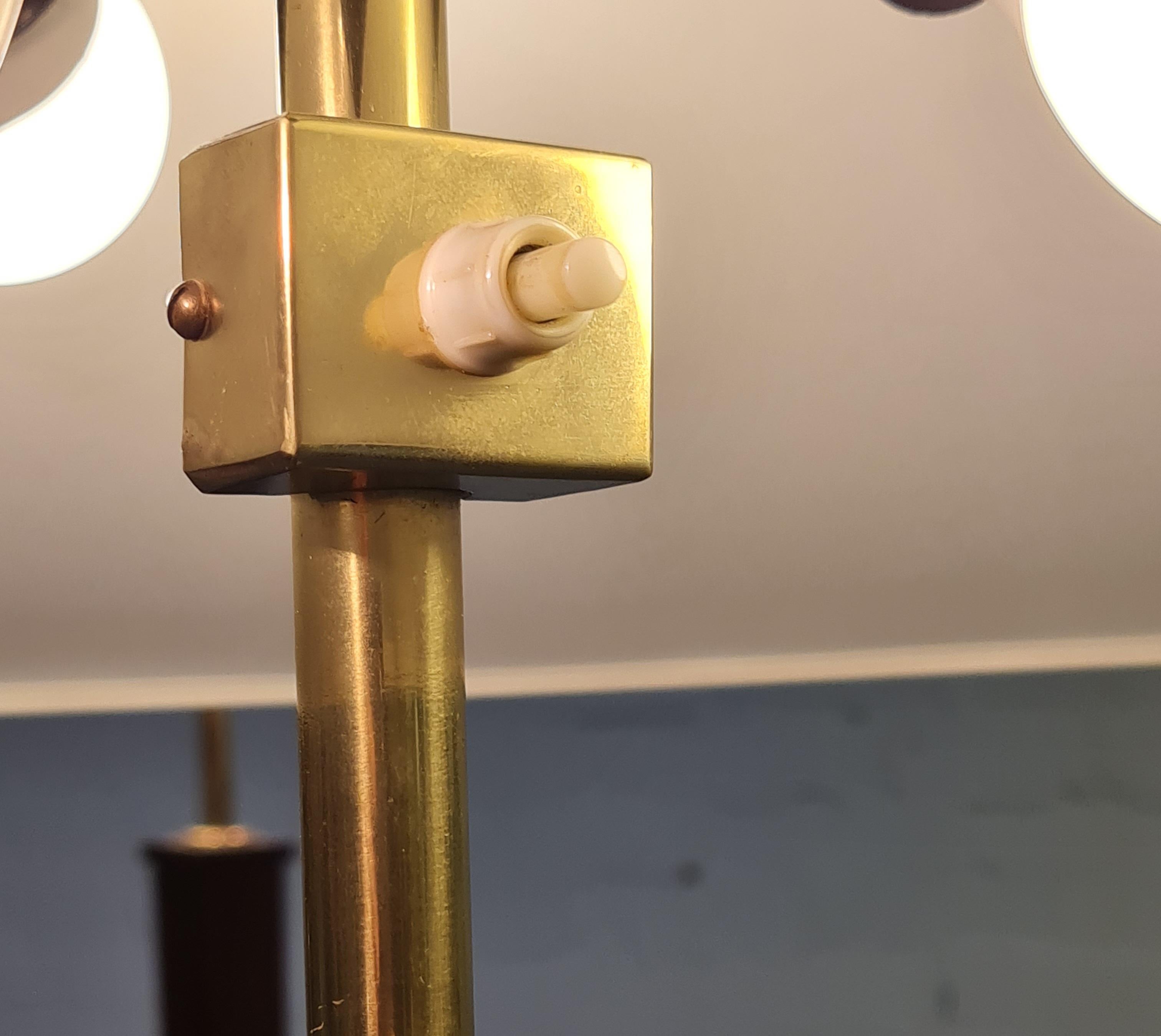 Unique pair of Paavo Tynell / Paul Boman floor lamps, Taito / Boman In Good Condition For Sale In Helsinki, FI