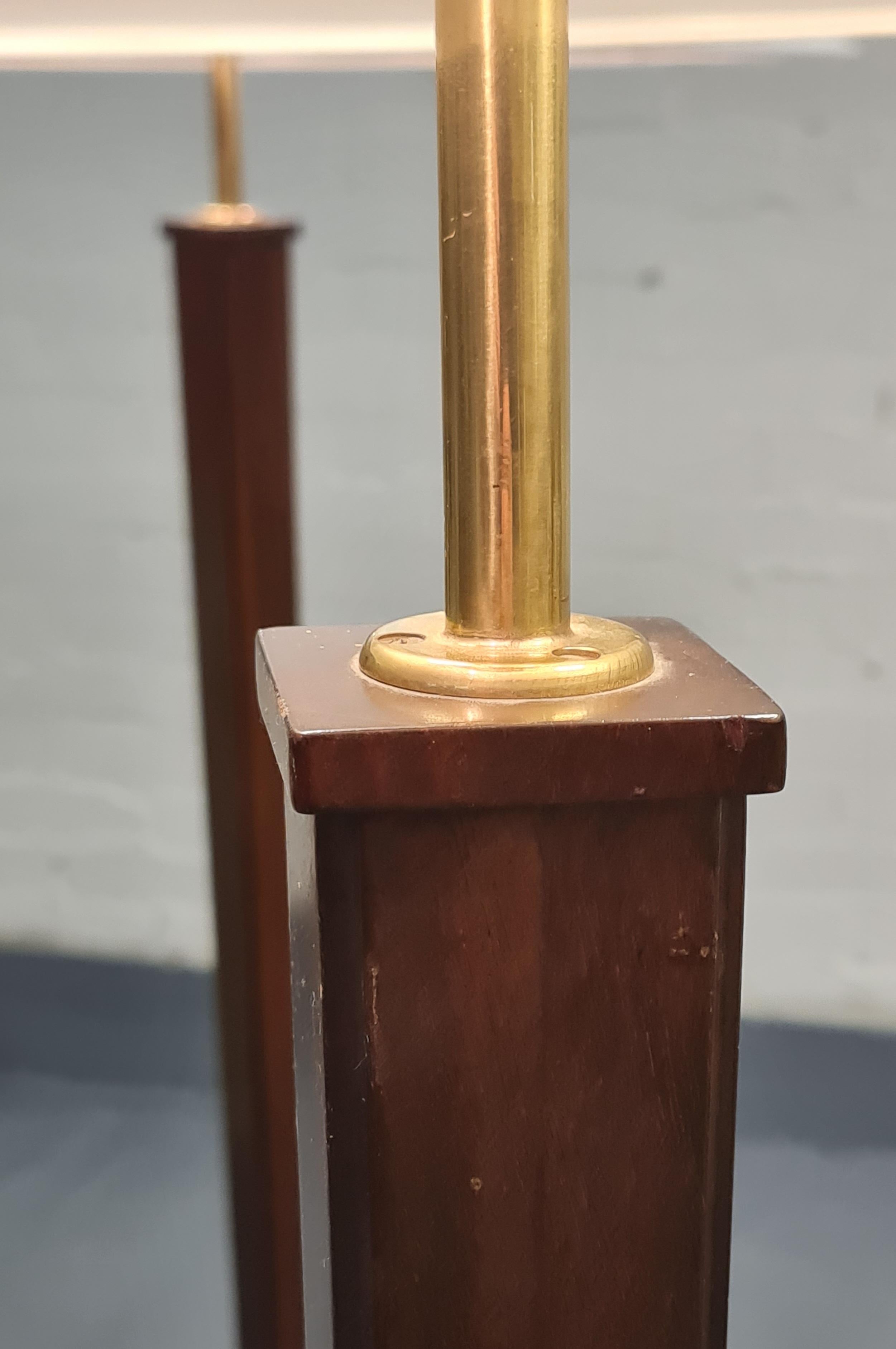 Mid-20th Century Unique pair of Paavo Tynell / Paul Boman floor lamps, Taito / Boman For Sale