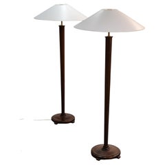 Unique pair of Paavo Tynell / Paul Boman floor lamps, Taito / Boman