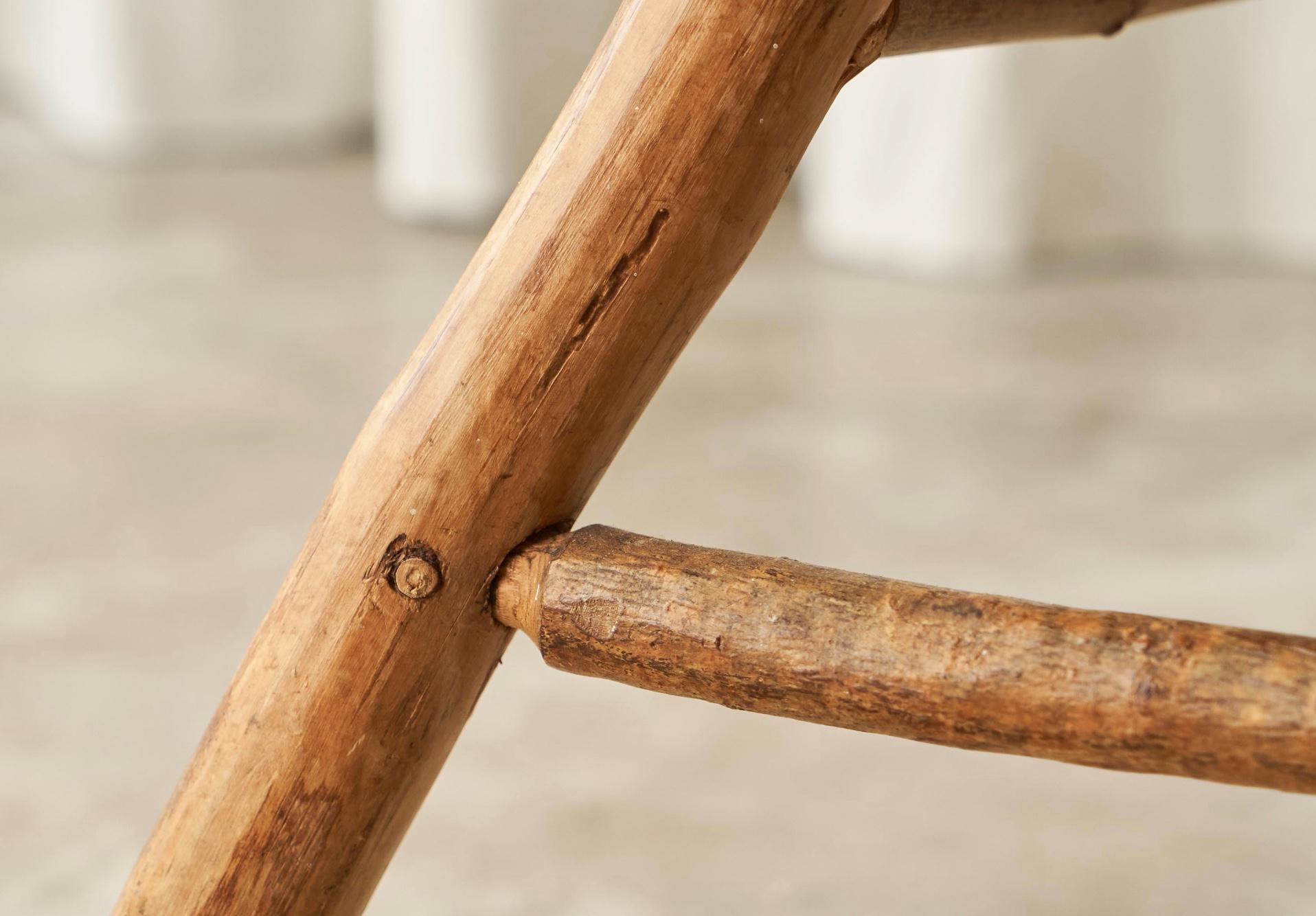 Paire unique de chaises d'appoint Bathsheba en chêne et hazel de Richard Lee, Royaume-Uni 1994 en vente 5