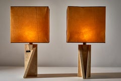 Unique Pair of Table Lamps by Cerri Nestore