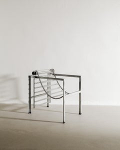 Unique Paolo Pallucco & Mireille Rivier "Barbara d'Argento" Prototype Chair 1985