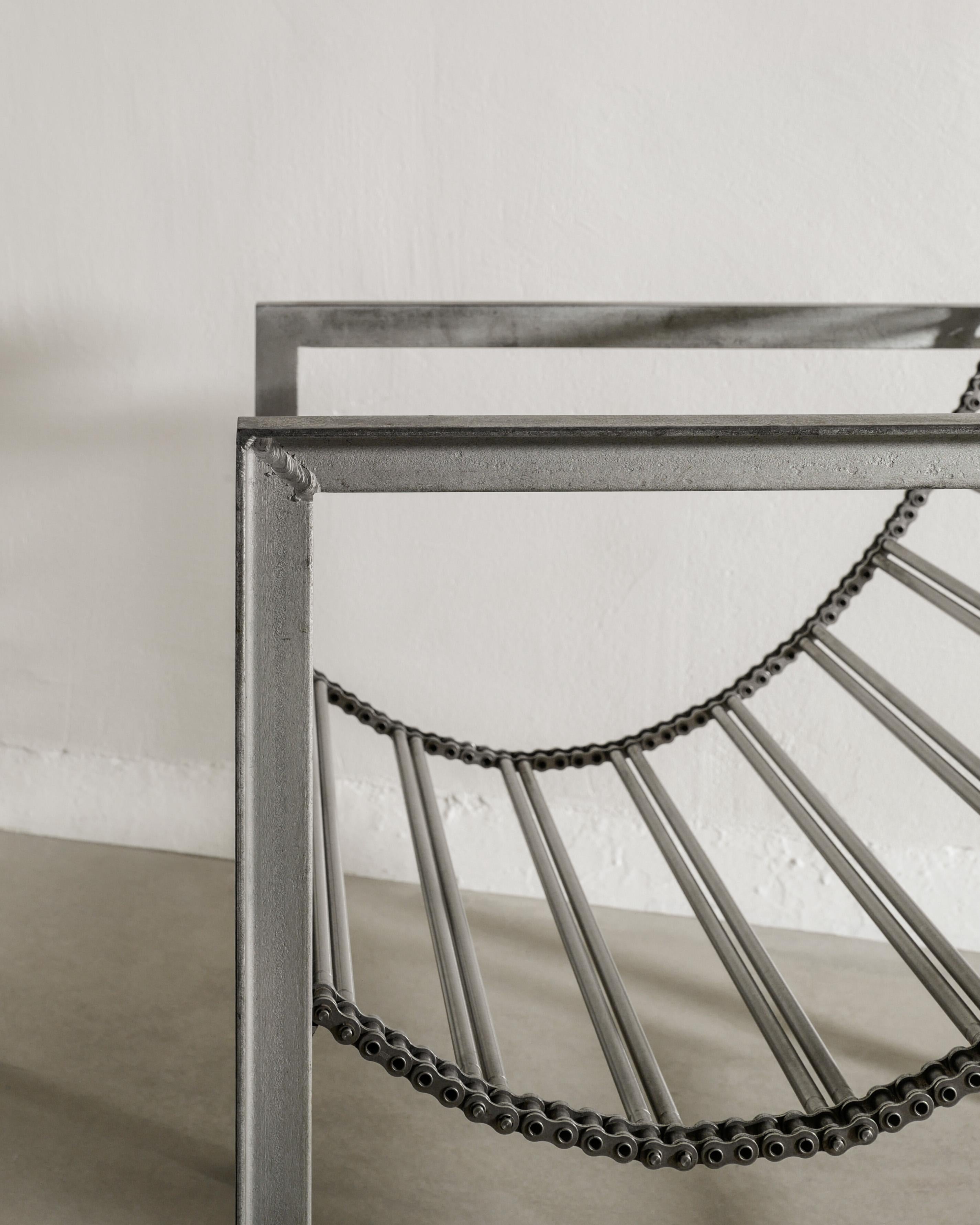 Chaise prototype unique Paolo Pallucco & Mireille Rivier 