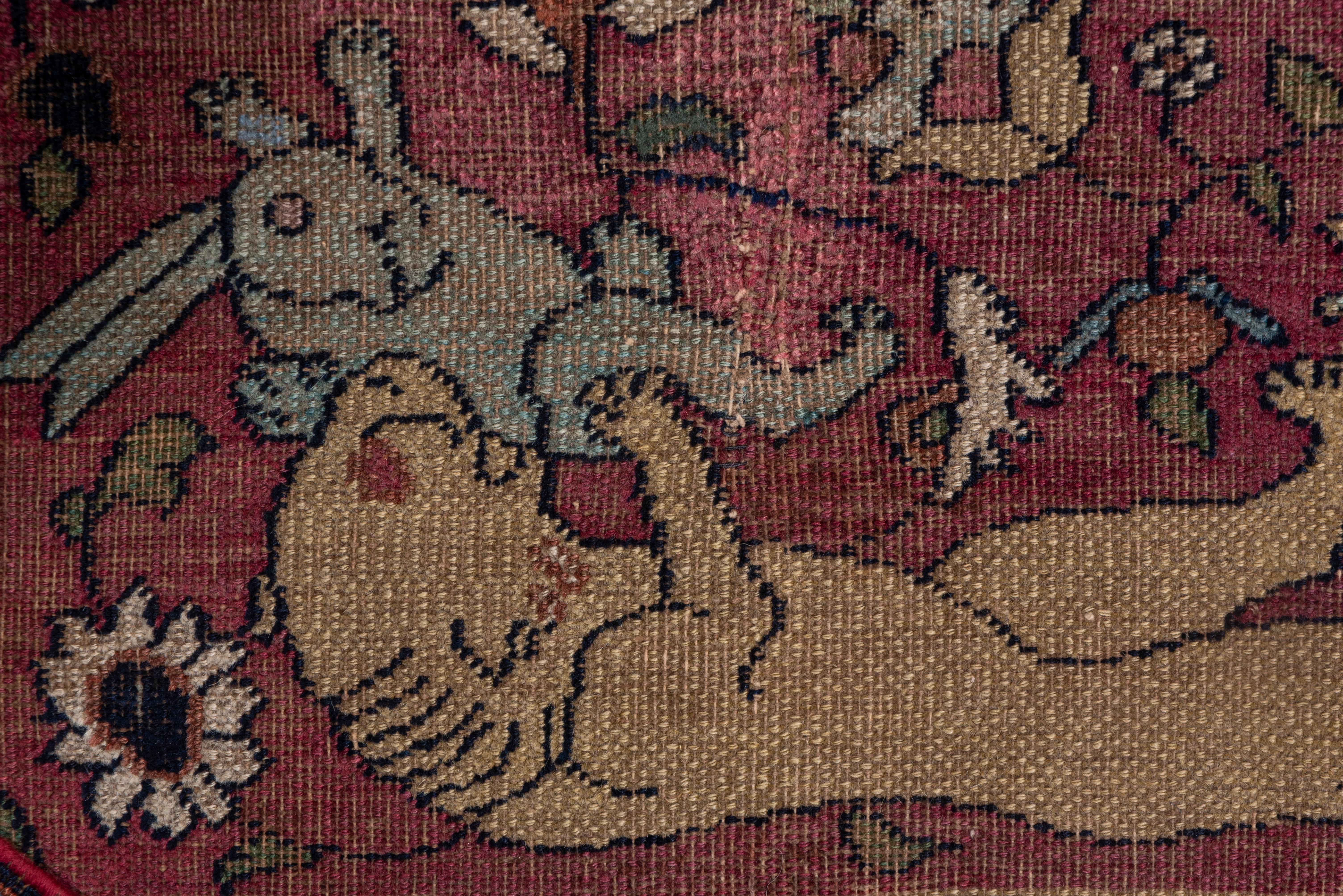 Einzigartiger persischer Khorassan-Galerie-Teppich, farbenfroher (19. Jahrhundert) im Angebot