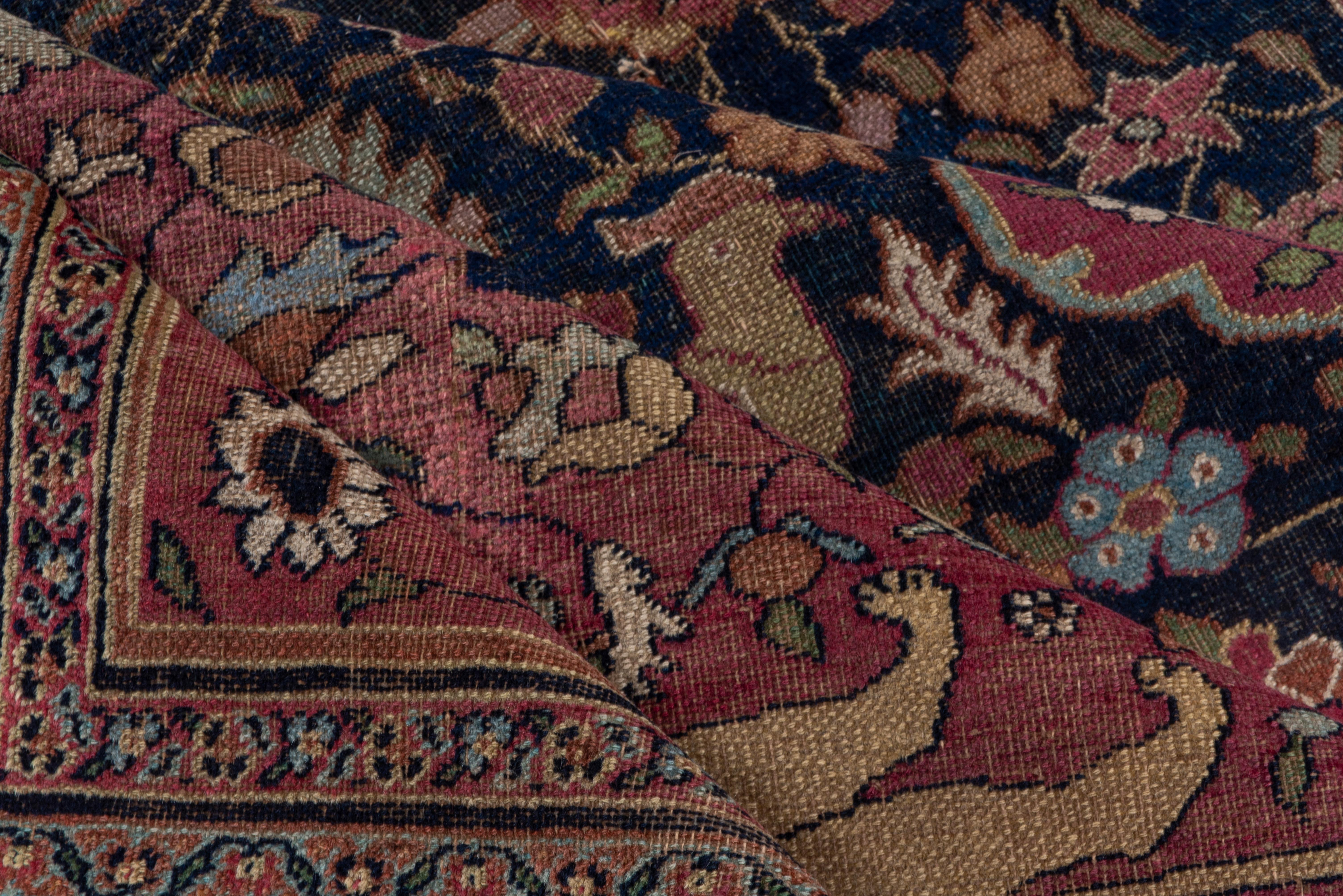 Einzigartiger persischer Khorassan-Galerie-Teppich, farbenfroher im Angebot 1