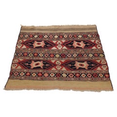 Einzigartiger persischer Kilim-Wollteppich C1930