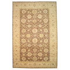 Unique Peshawar Beige Hand Knots Rugs (tapis de laine noué à la main)