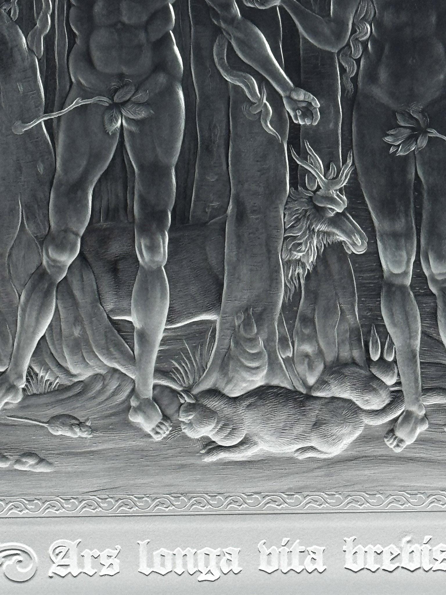Unique Piece -  Incisione - Adams ed Eva - di Albrecht Dürer - 2025 in vendita 3