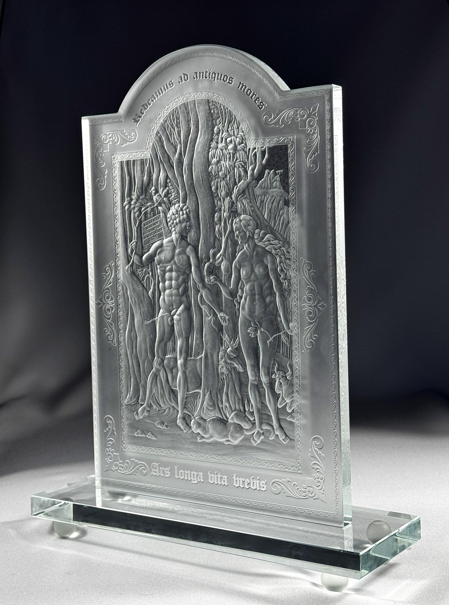 Unique Piece -  Incisione - Adams ed Eva - di Albrecht Dürer - 2025 in vendita 5
