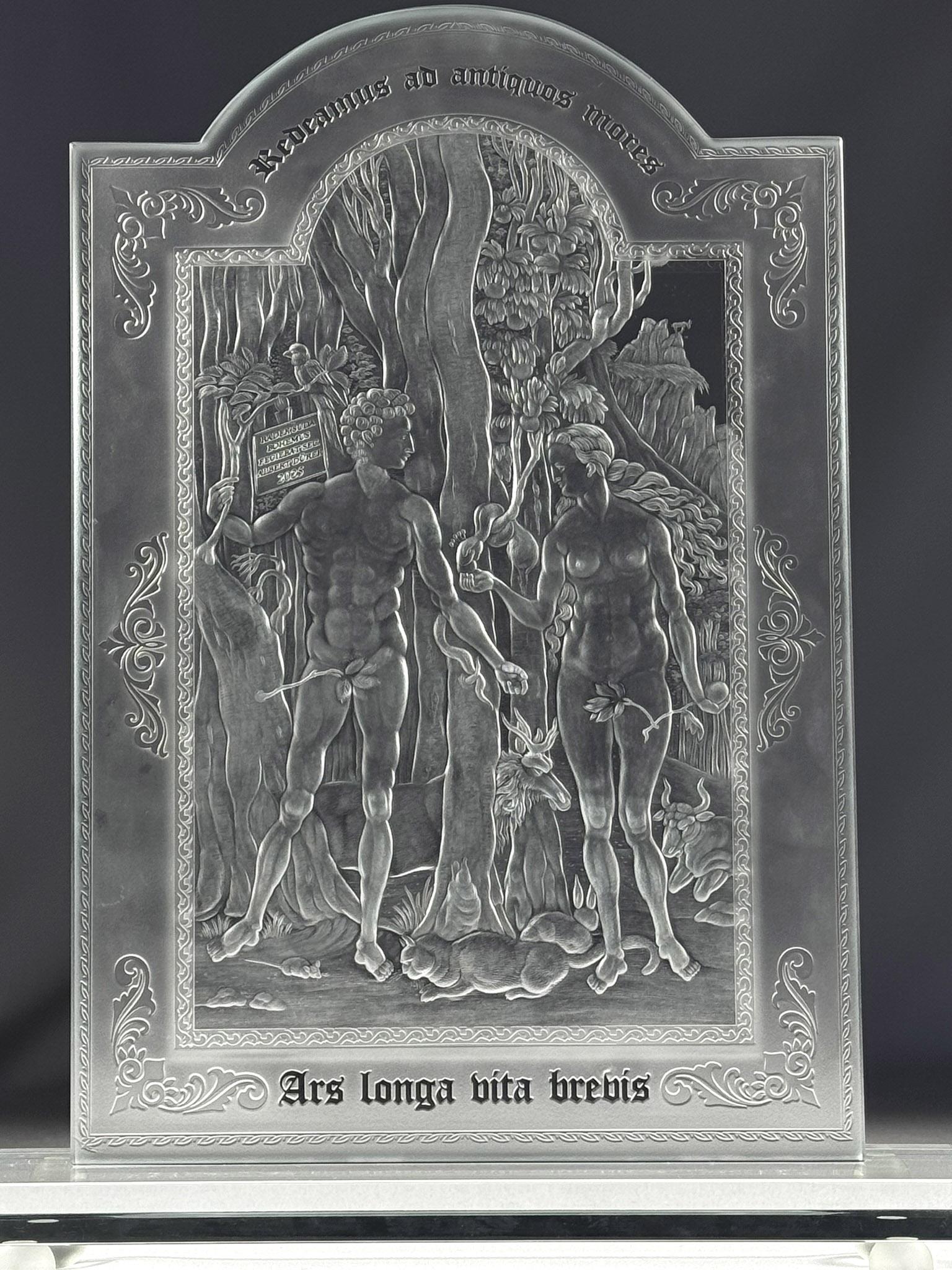 Europeo Unique Piece -  Incisione - Adams ed Eva - di Albrecht Dürer - 2025 in vendita