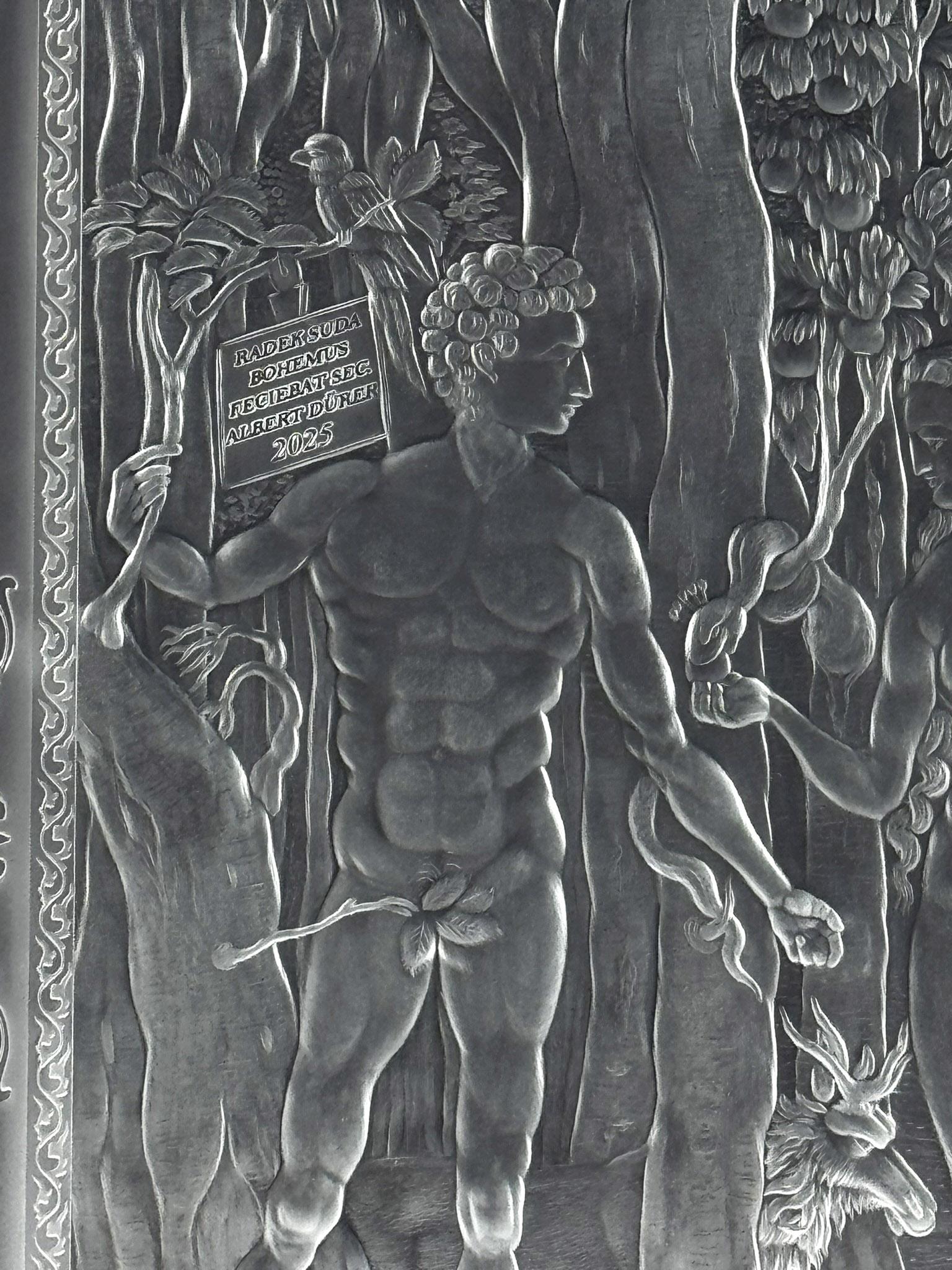 Unique Piece -  Incisione - Adams ed Eva - di Albrecht Dürer - 2025 in vendita 1