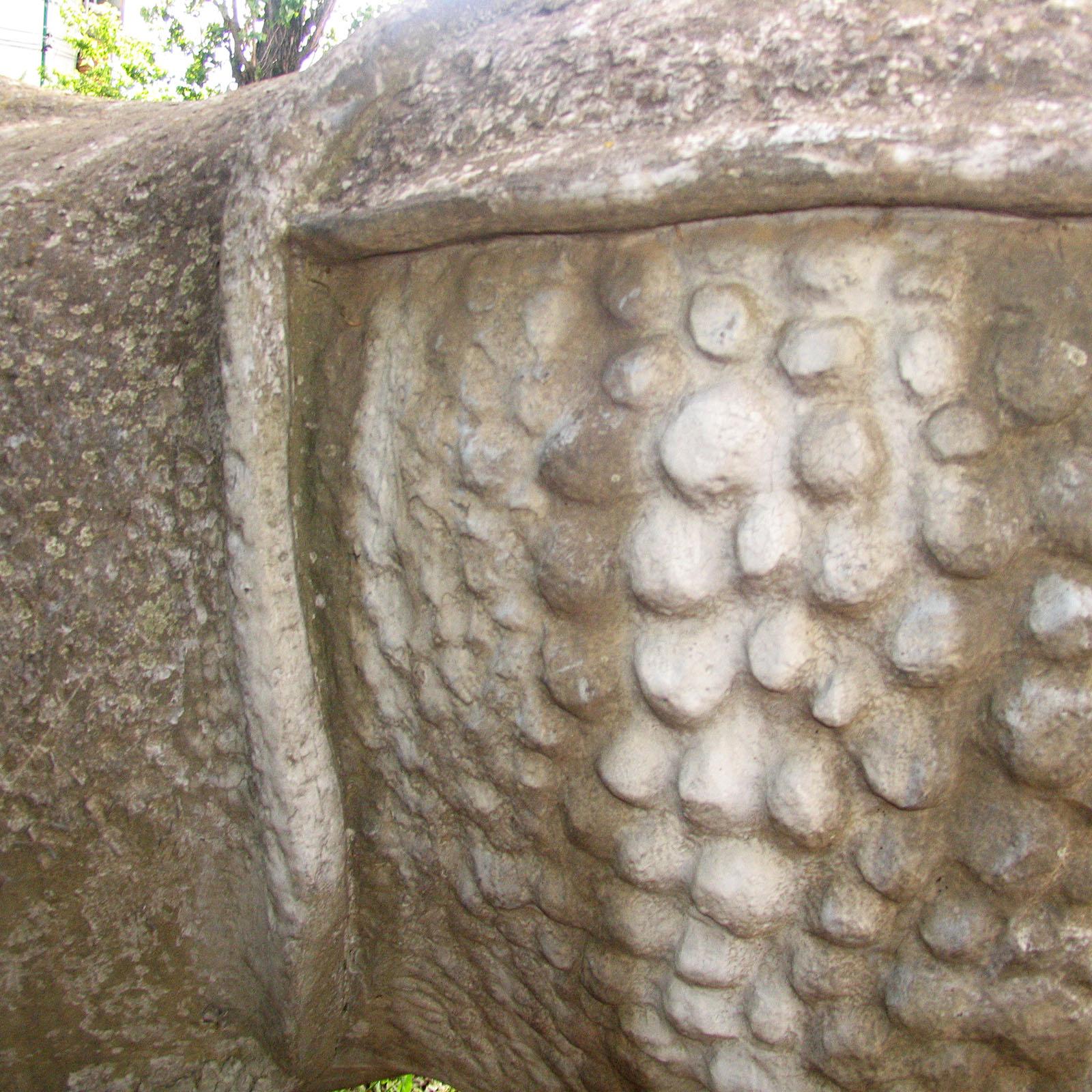 Unique Piece Huge Garden Sculpture Indian Rhinoceros 4
