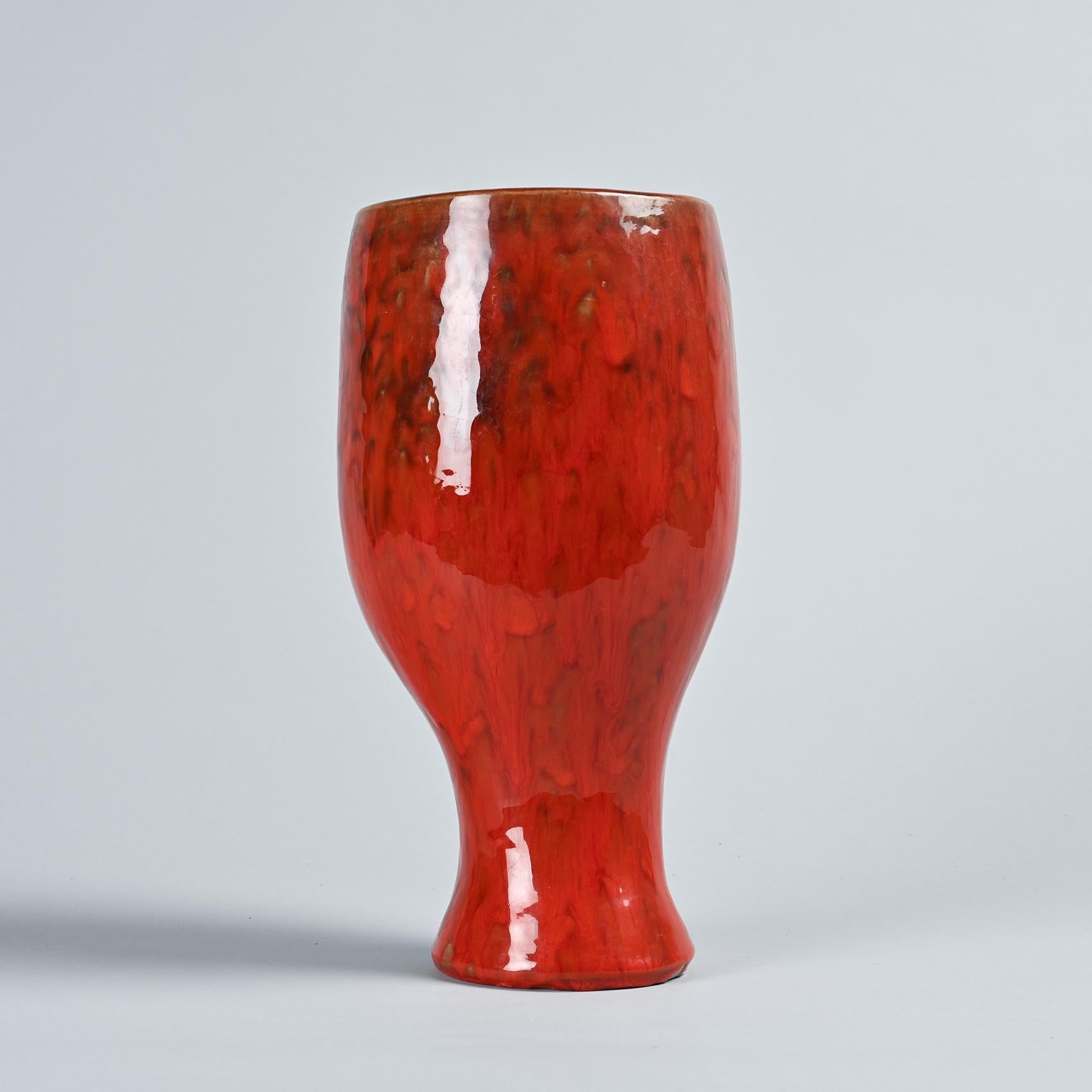 Unique Piece: Large Vase by Robert and Jean Cloutier, circa 1955 In Excellent Condition For Sale In VILLEURBANNE, FR