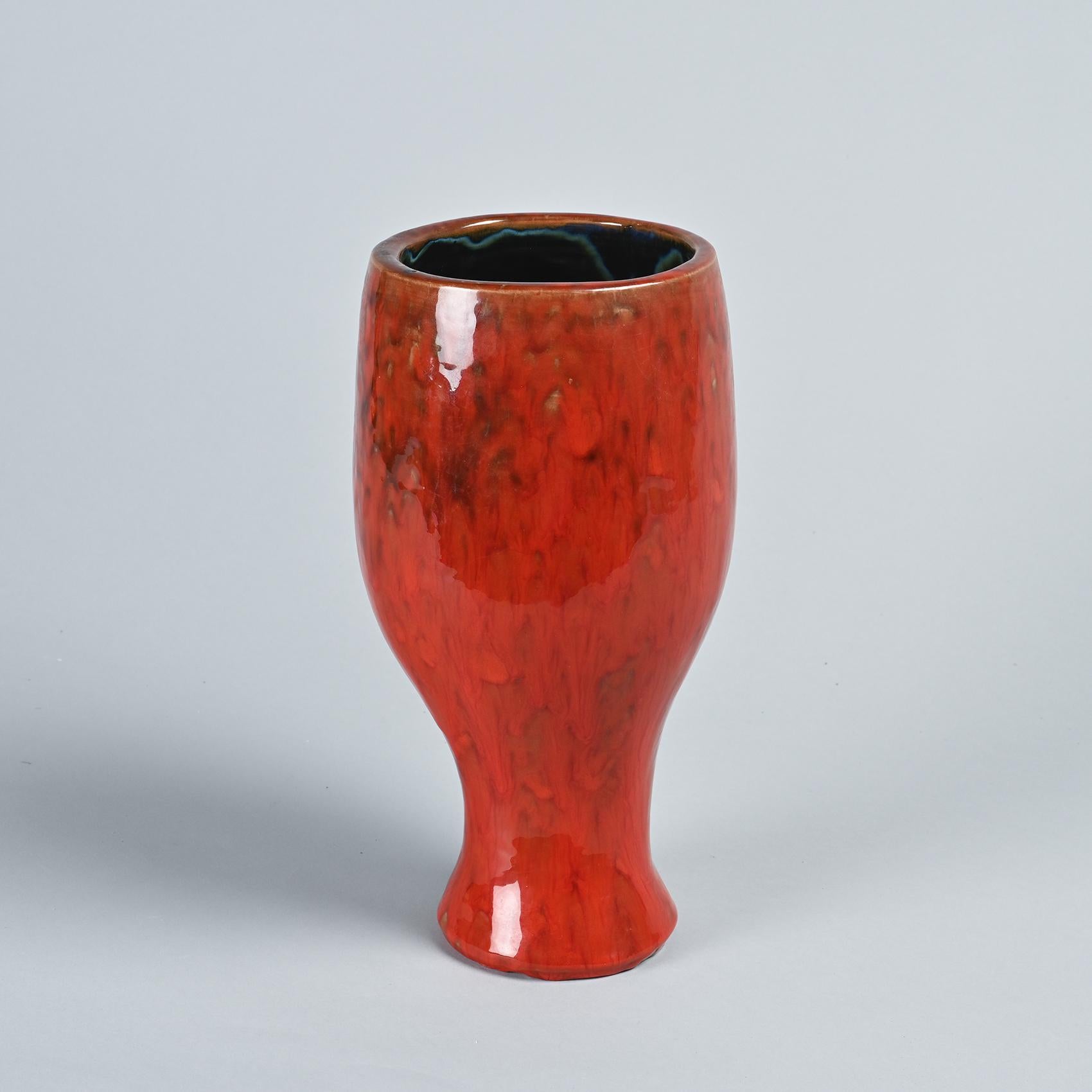 20th Century Unique Piece: Large Vase by Robert and Jean Cloutier, circa 1955 For Sale