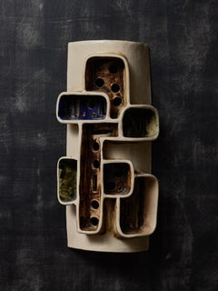 Unique Piece Poet Laval Glazed Wall Sconce