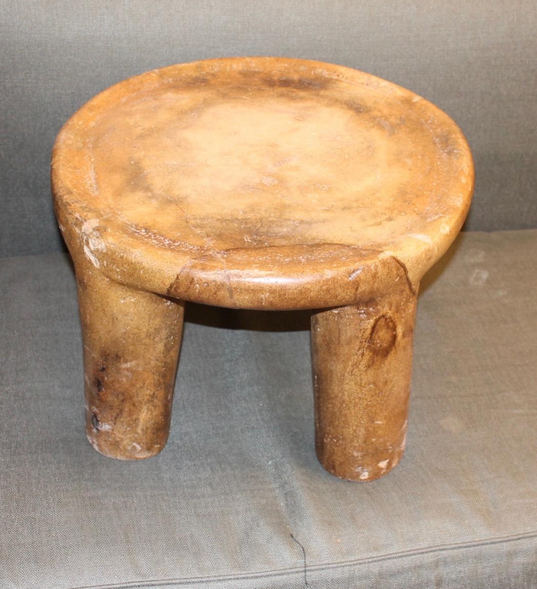 Unique Piece, Table, Palm Trunk, XXth In Distressed Condition For Sale In Nice, FR