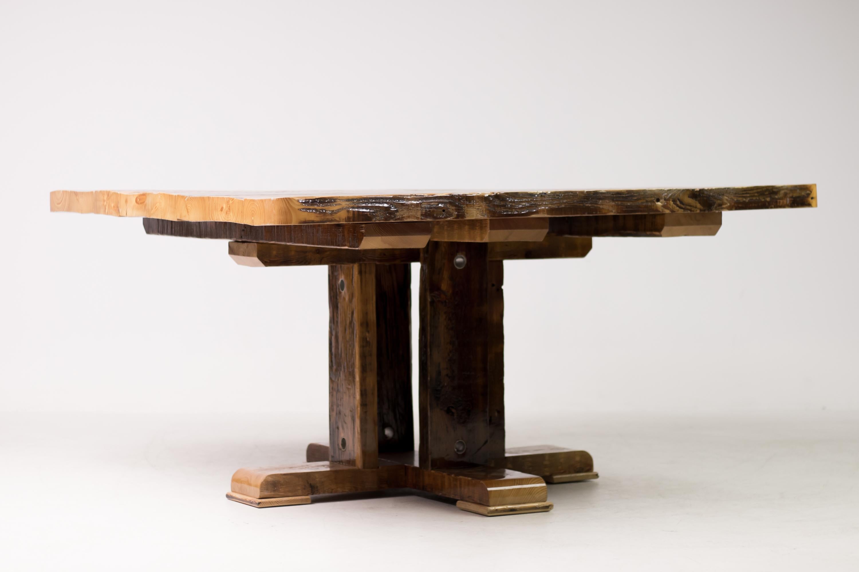 Industrial Unique Piet Hein Eek Scrap Wood Dining Table