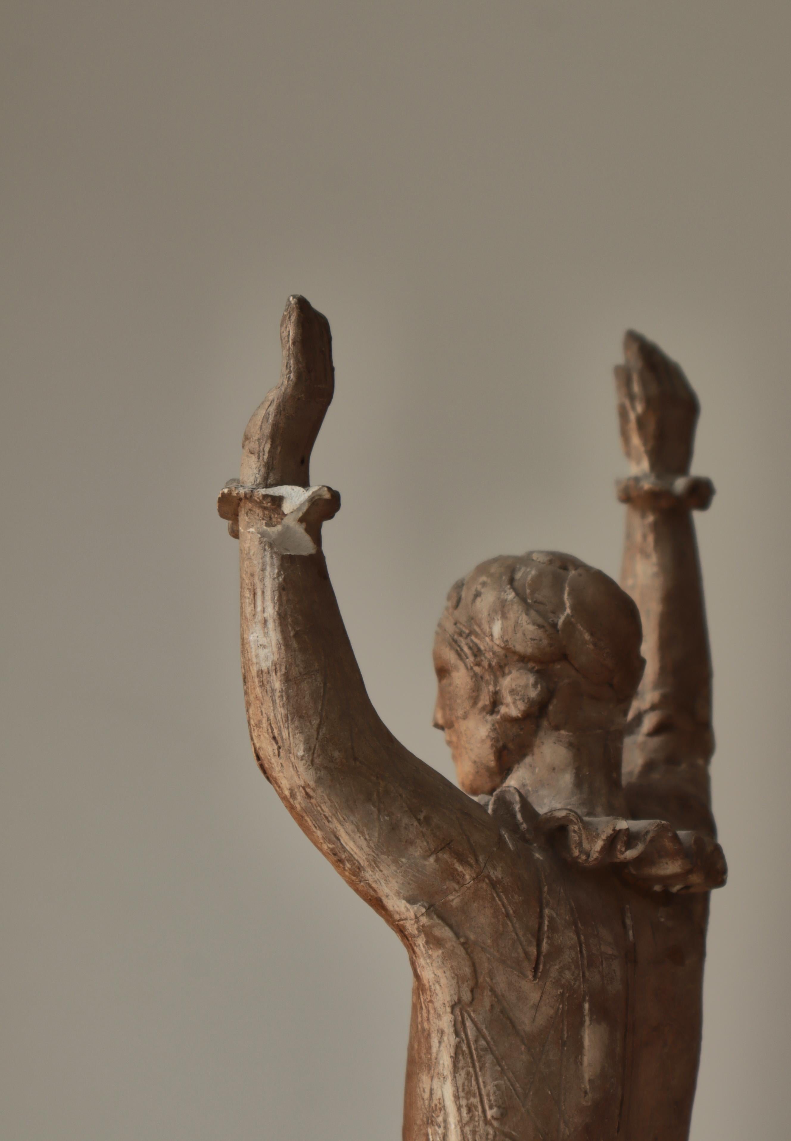 Sculpture unique en plâtre d'Arlequin par Einar Utzon-Frank, Danemark, années 1930 en vente 4