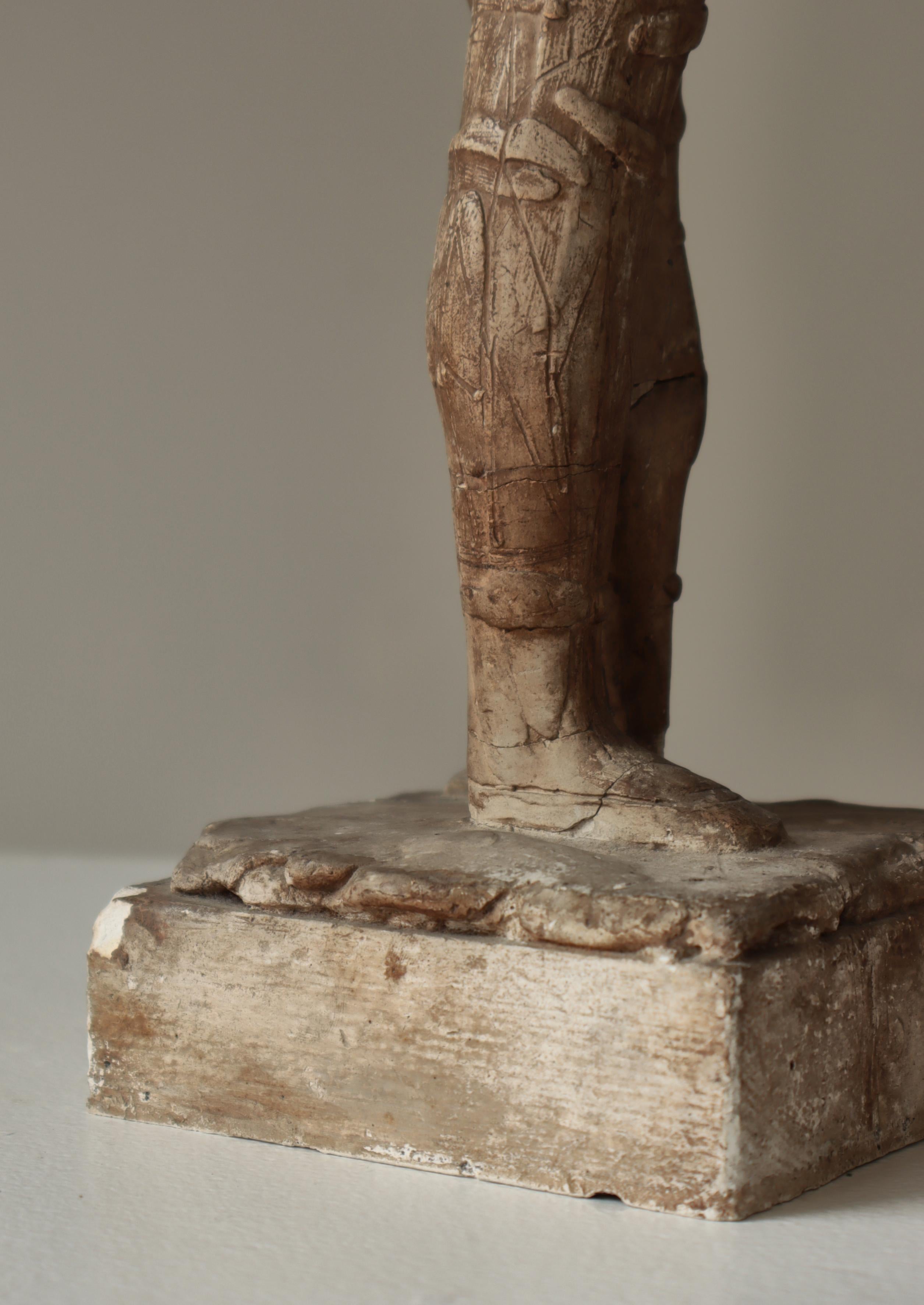 Sculpture unique en plâtre d'Arlequin par Einar Utzon-Frank, Danemark, années 1930 en vente 6