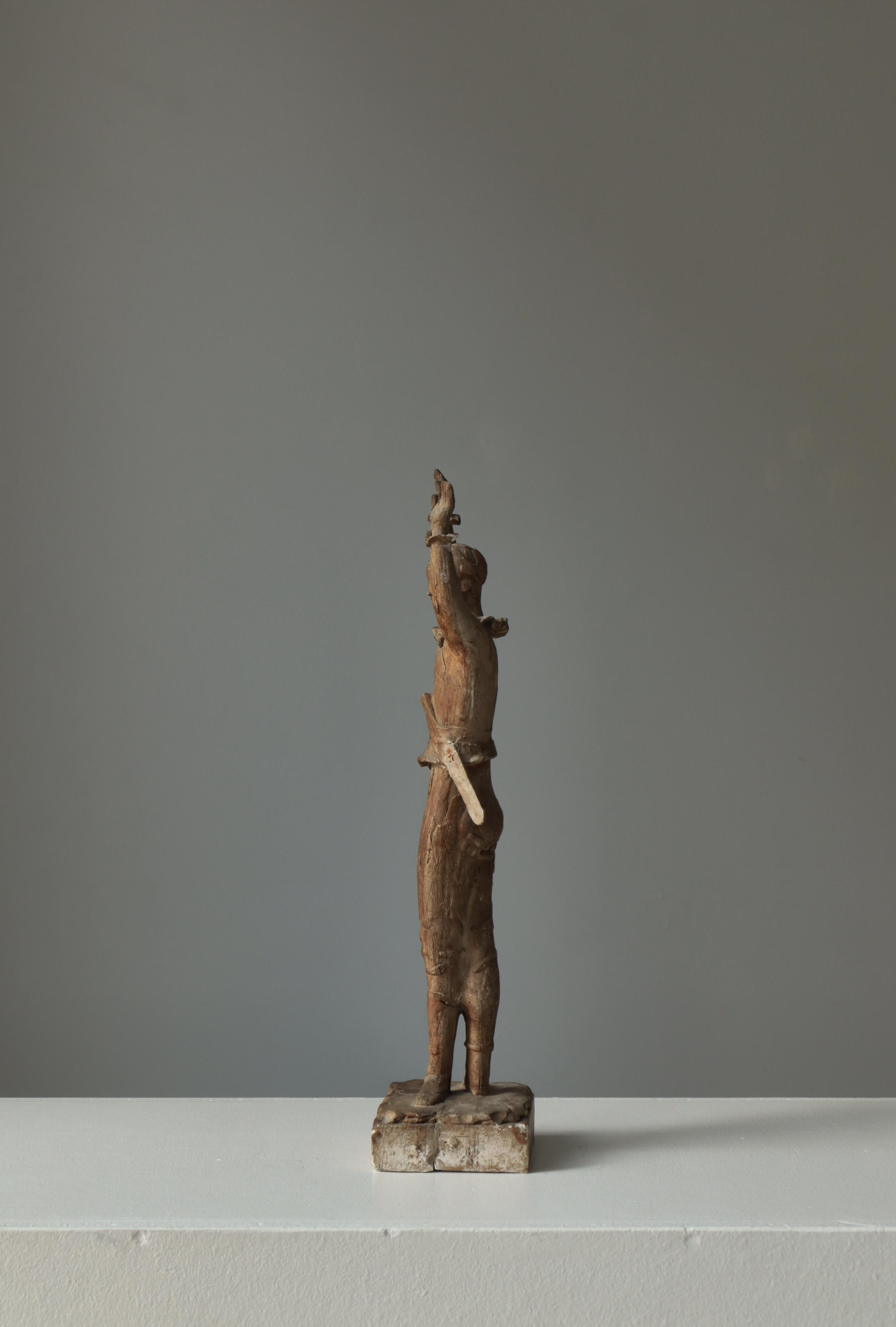 Sculpture unique en plâtre d'Arlequin par Einar Utzon-Frank, Danemark, années 1930 État moyen - En vente à Odense, DK