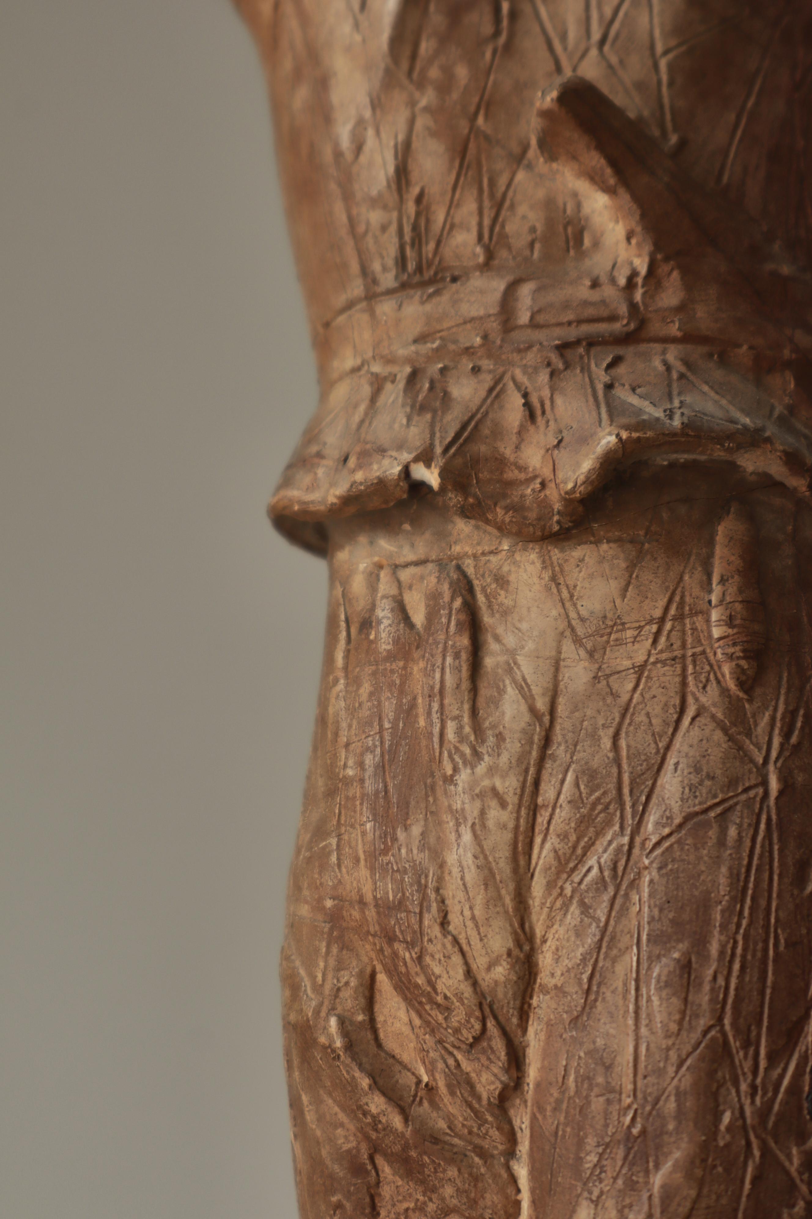 Sculpture unique en plâtre d'Arlequin par Einar Utzon-Frank, Danemark, années 1930 en vente 1
