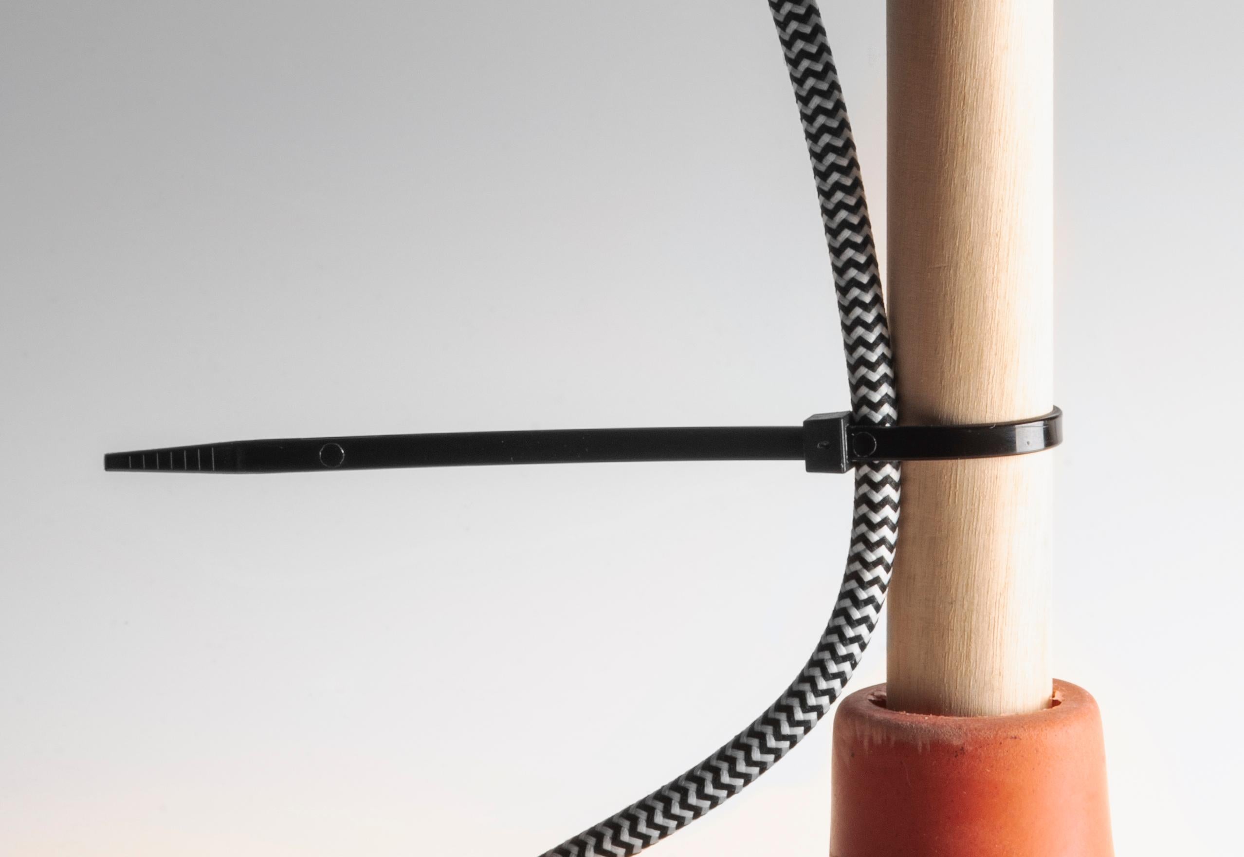 Unique Plunger Handcrafted Table Lamp black by Josep Maynou For Sale 2