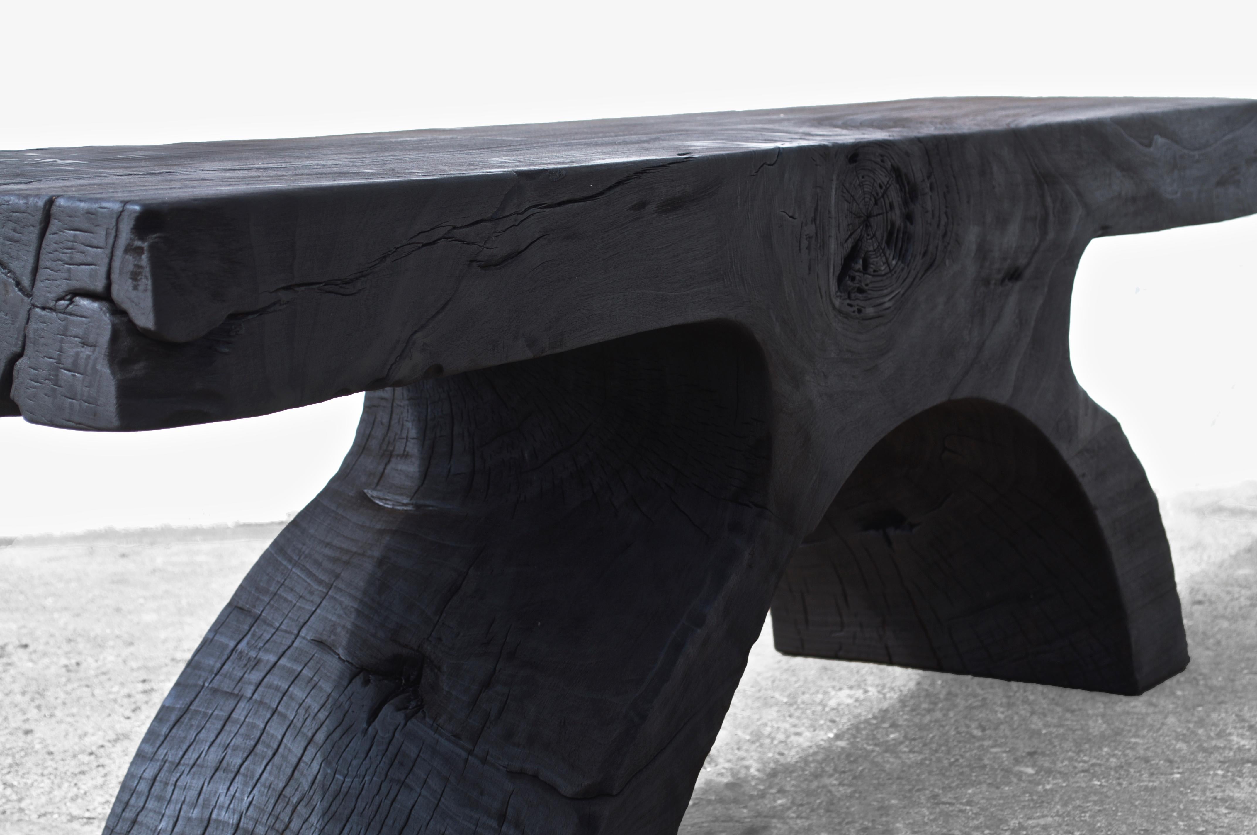 German Unique Bench Sculpted by Jörg Pietschmann For Sale