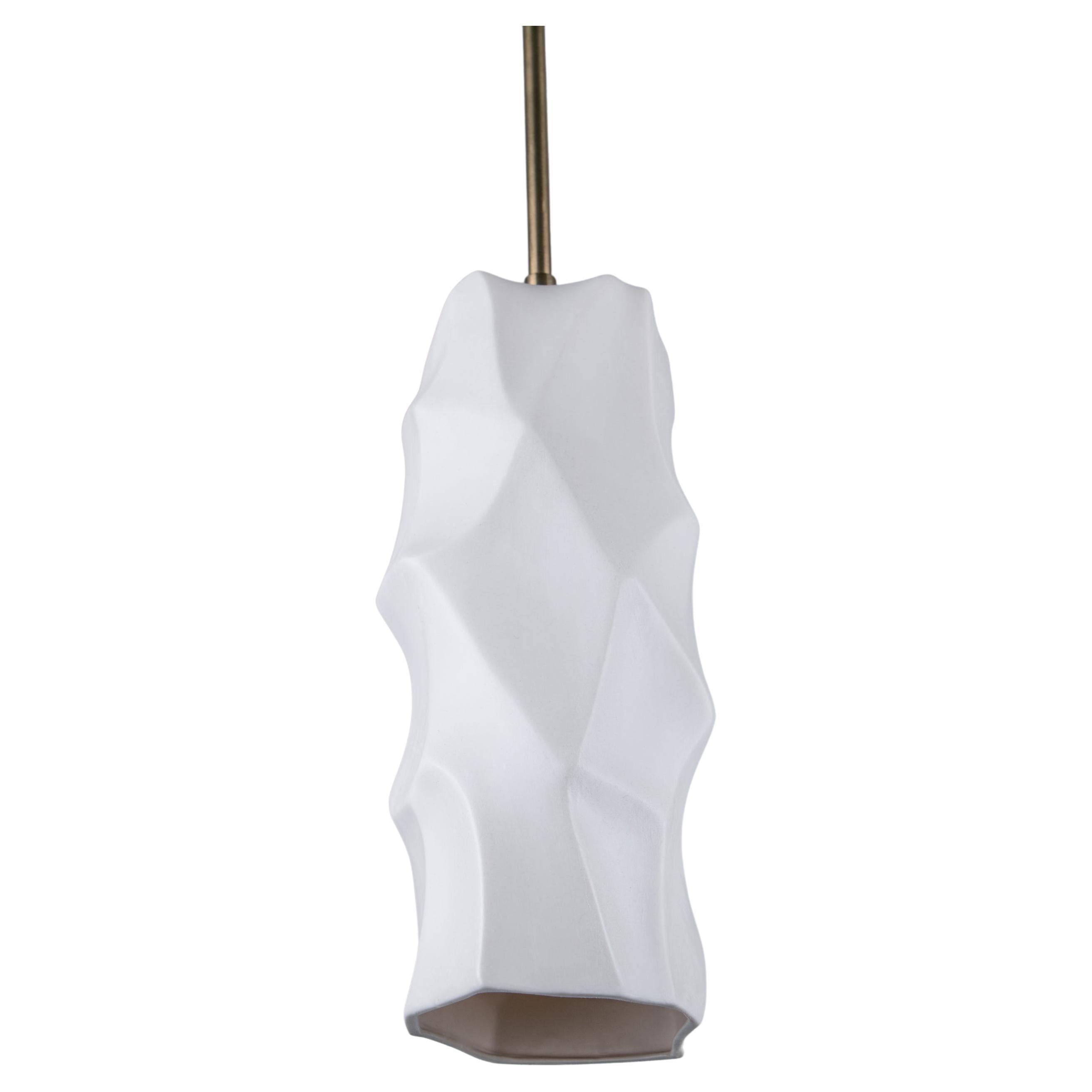 Unique Porcelain Rock Pendant Lamp Ceren Gurkan