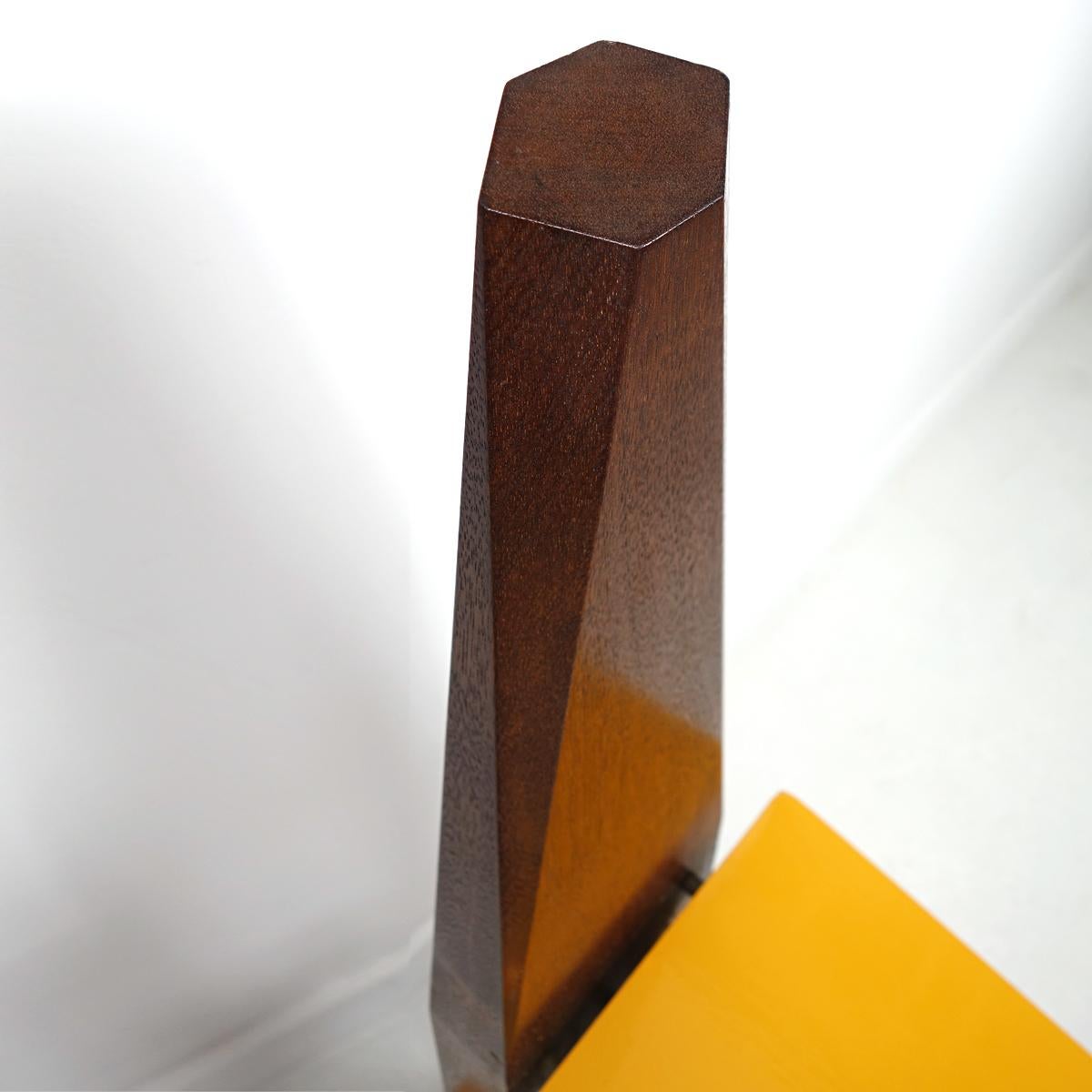 Unique Postmodern Wooden Plant Stand or Pedestal 1