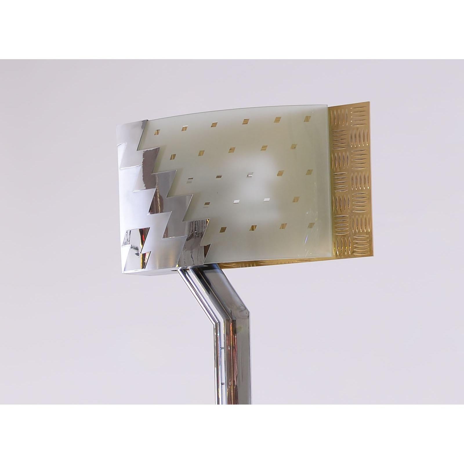 Fait main Lampadaire postmoderne unique de Hans Hollein pour la Banque centrale d'Autriche en vente