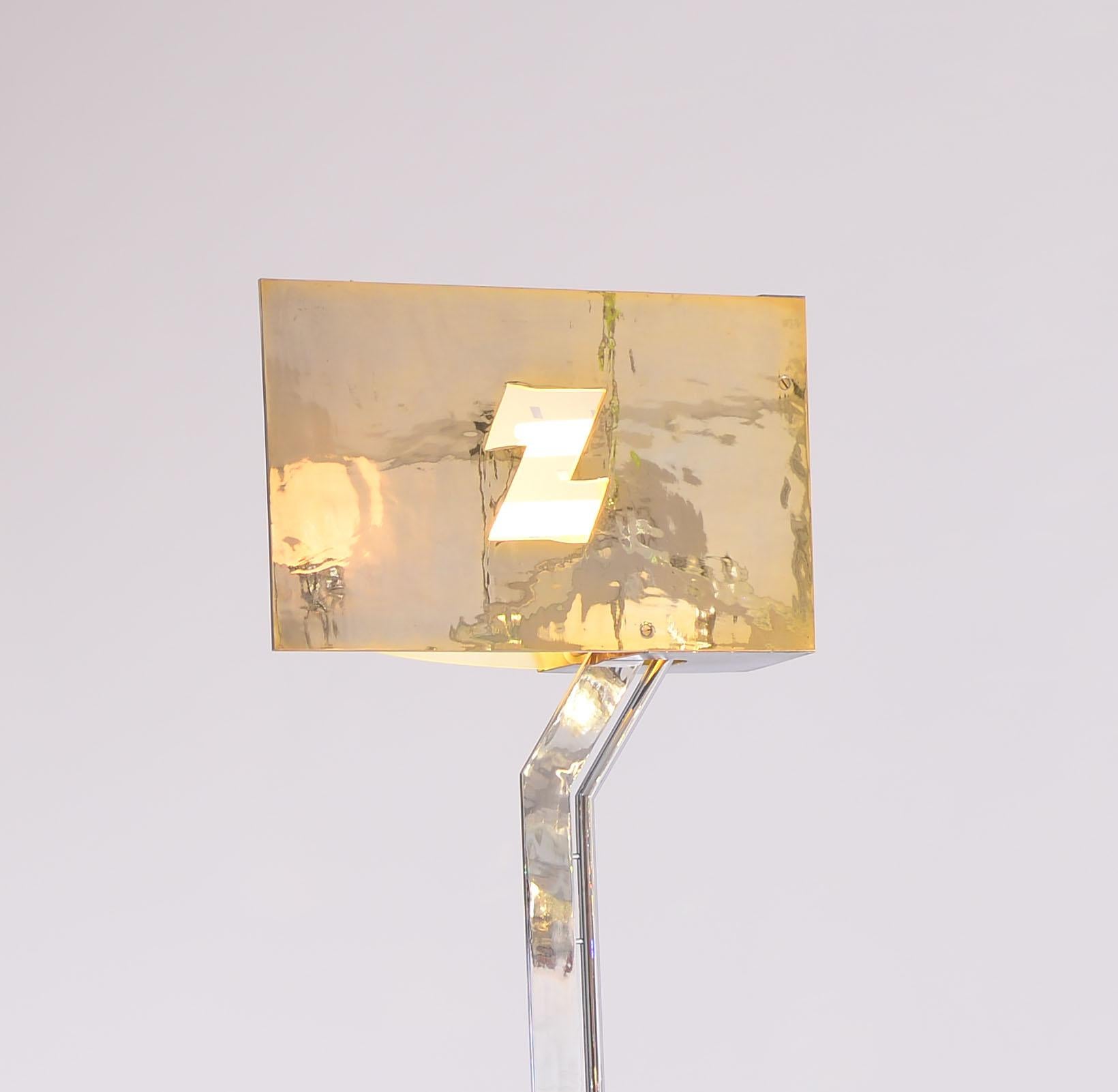 Unique Postmodern Floor Lamp by Hans Hollein for the Central Bank Austria In Excellent Condition For Sale In Vienna, AT