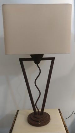 Unique Postmodern Memphis Style Table Lamp Offered by La Porte