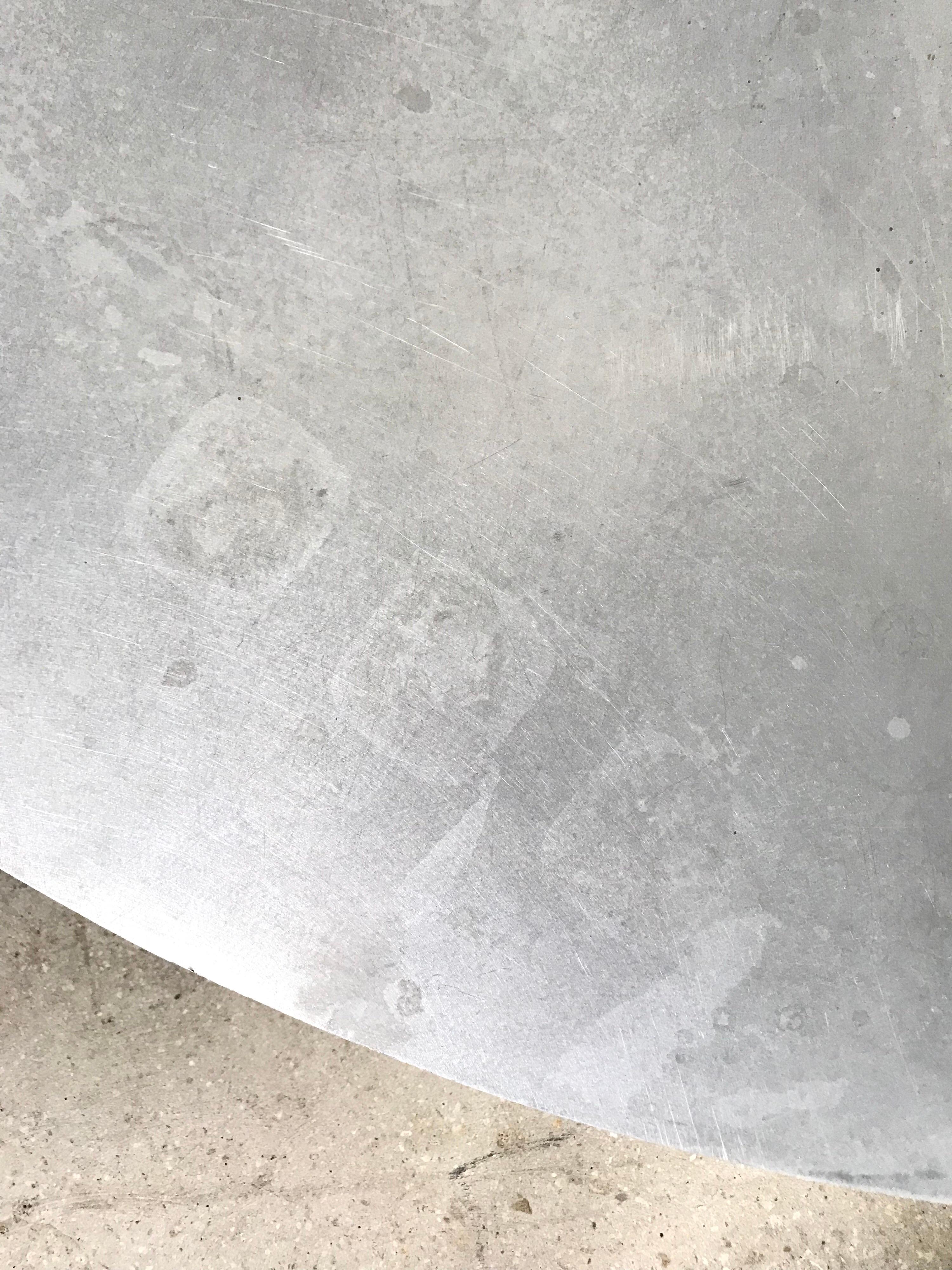 Unique Postmodern Steel and Glass Coffee or Cocktail Table, 1990s For Sale 3