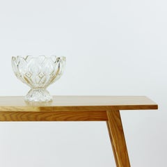 Unique Pressed Glass Bowl, Tulip Collection Hermanowa Hut, 1957